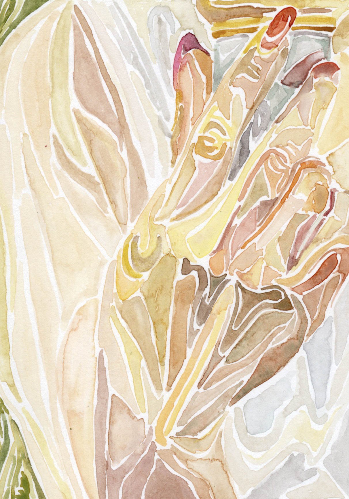 Girl Pictures Study, no. 2
Watercolor on paper
2024
6 x 4.5