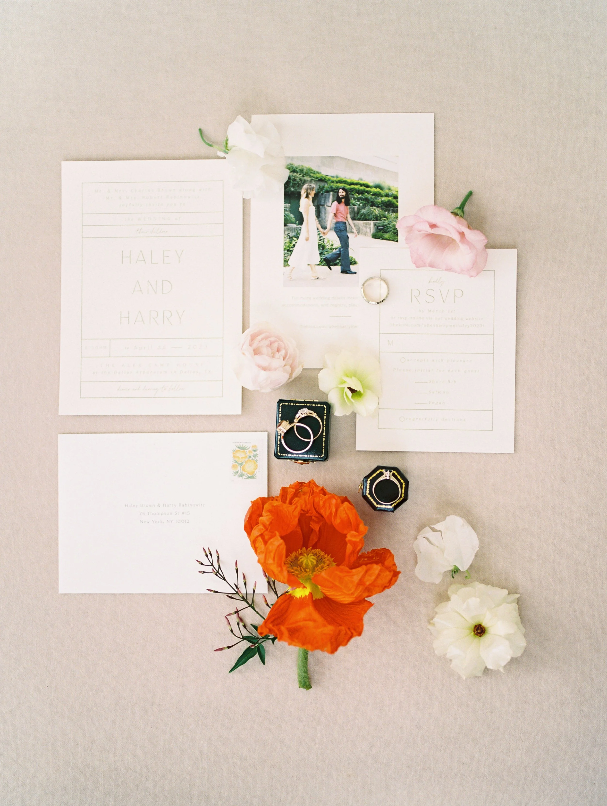 Vibrant wedding flatlay inspiration | Moch Snyder, Fort Worth Wedding Photographer