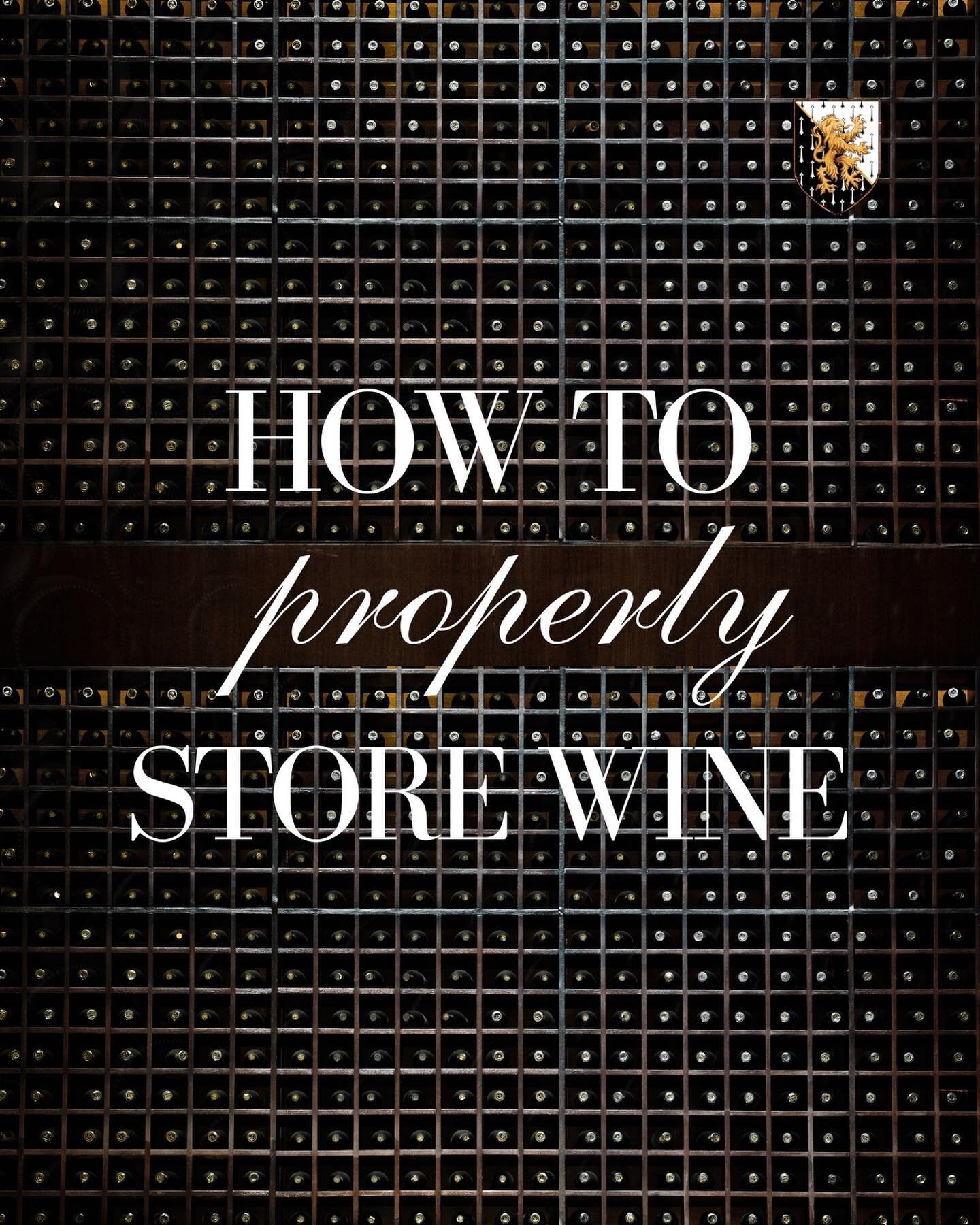 Here&rsquo;s 4 easy tips to consider when storing or cellaring your wines! 🍾 

#comingsoon #houseofmustaine #winetips #wine #todayilearned