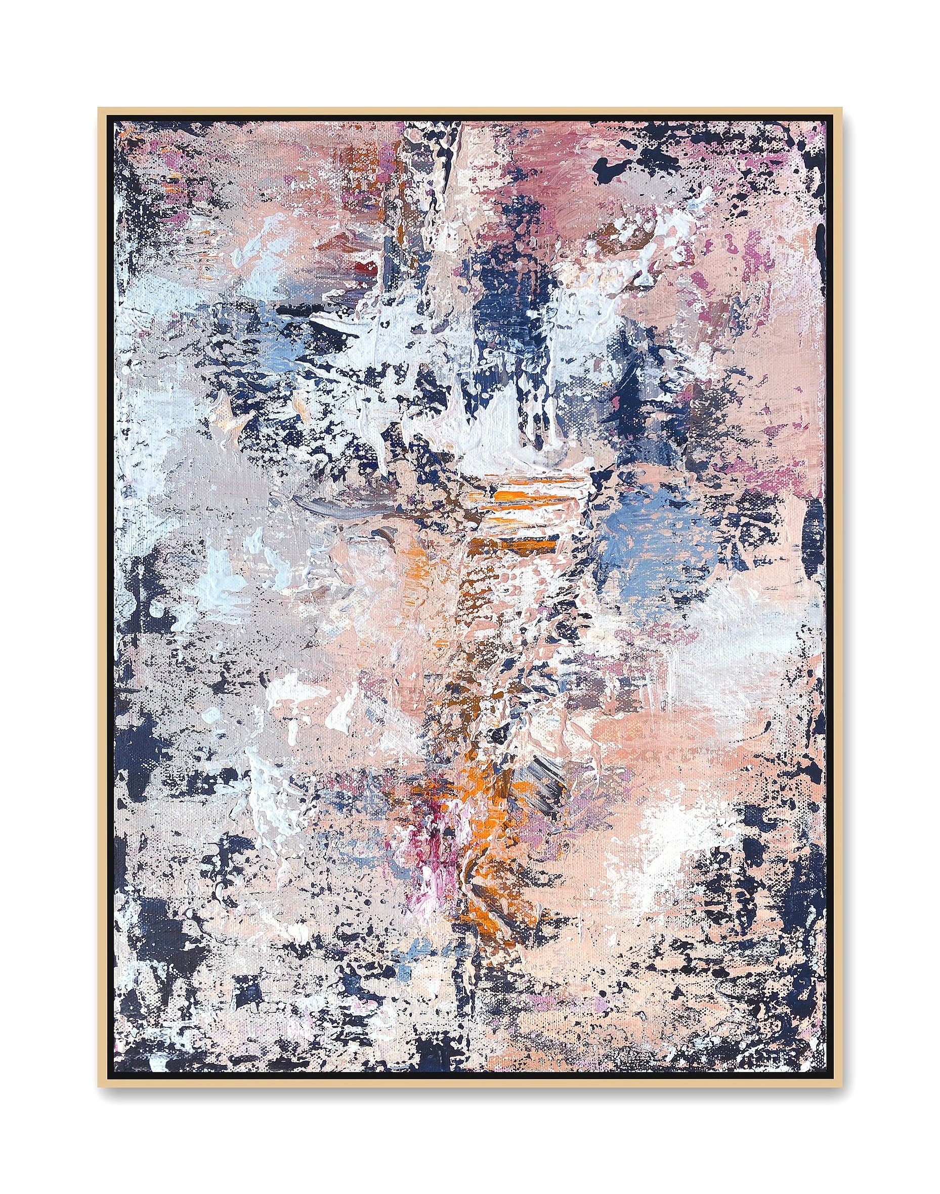 Abstract painting for sale. Anthony Gregg, Rhode Island Painter, open to commissions, gallery representation, and direct sales. Acrylic on pre-stretched gallery wrapped canvas. SpiralOutArt on Instagram. Custom framing available.