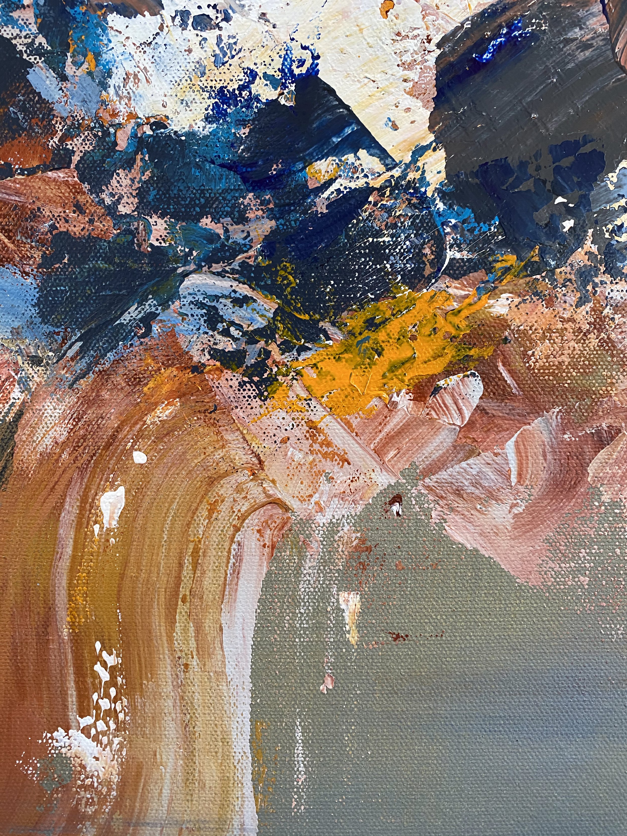 Abstract painting for sale. Anthony Gregg, Rhode Island Painter, open to commissions, gallery representation, and direct sales. Acrylic on pre-stretched gallery wrapped canvas. SpiralOutArt on Instagram. Custom framing available.