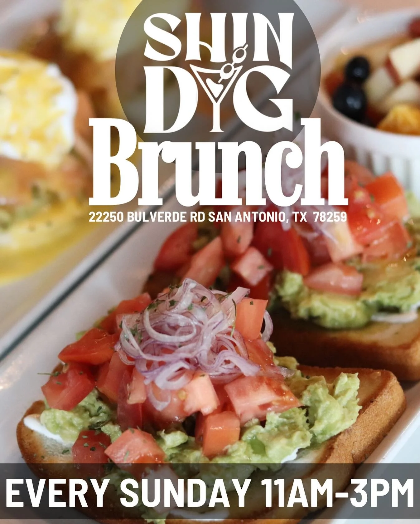 Shindig brunch 🍳🥞☕️
Every Sunday 11am-3pm
#Shindig #Brunch #SAEats
