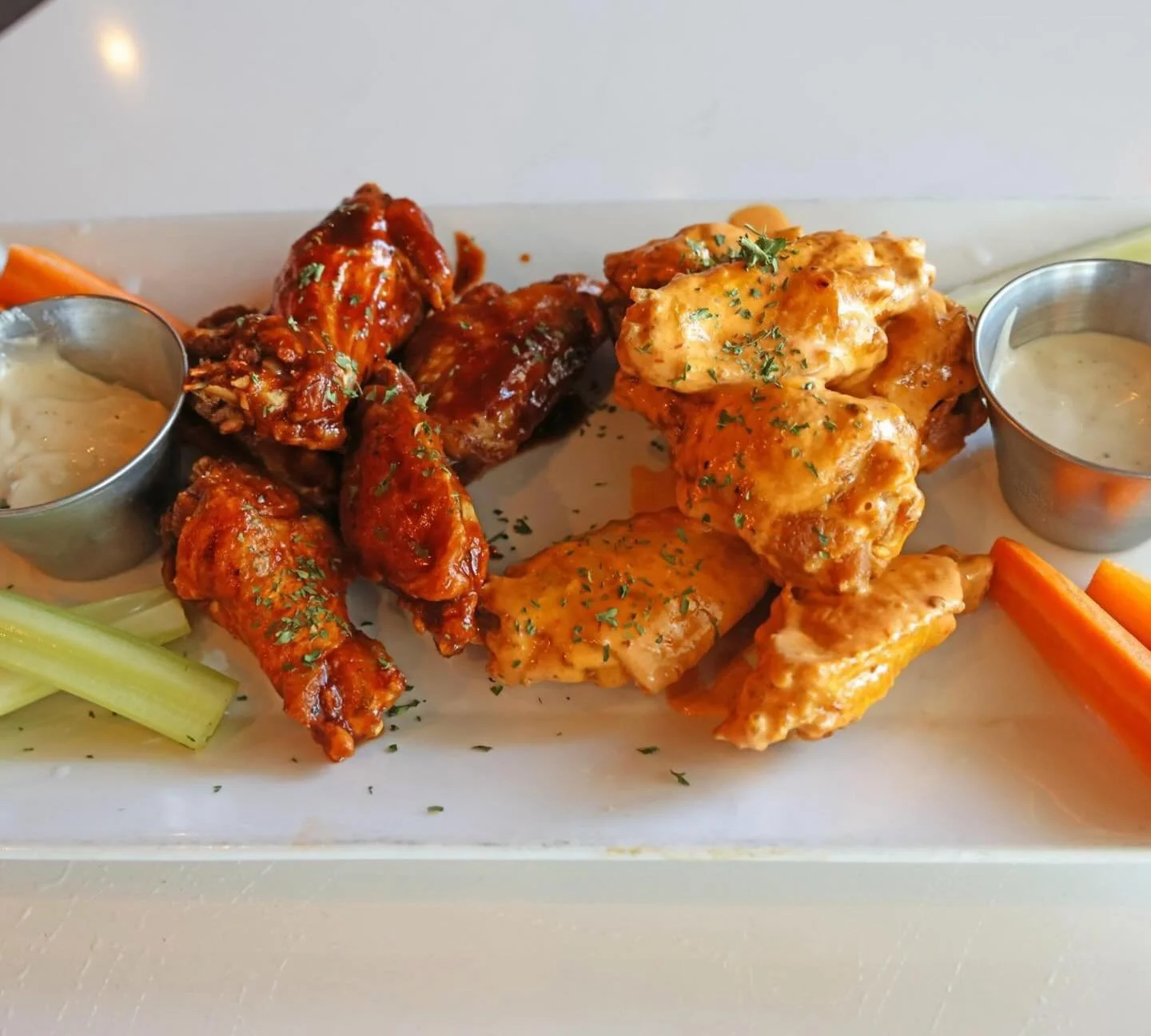 Want something with a kick? 🔥

Shindig&rsquo;s Buffalo Horseradish Wings bring the heat&mdash;bold, tangy, and straight up addictive. Trust us&hellip; they&rsquo;re a crowd favorite for a reason.

Or go classic with traditional, buffalo, lemon peppe