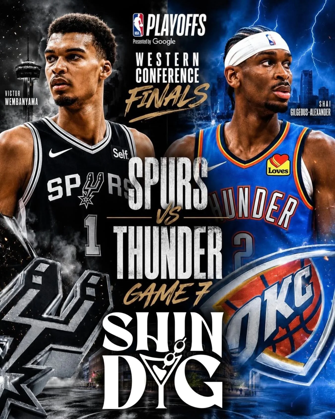 🏀✨ GAME 7 AT SHINDIG ✨🏀

Tonight&rsquo;s the night.

The Spurs and Thunder are going head-to-head in a winner-take-all Game 7, and we&rsquo;re ready for every heart-stopping moment.

🍕 Great food &amp; drinks
📺 The game on all the TVs
🏀 Spurs vs