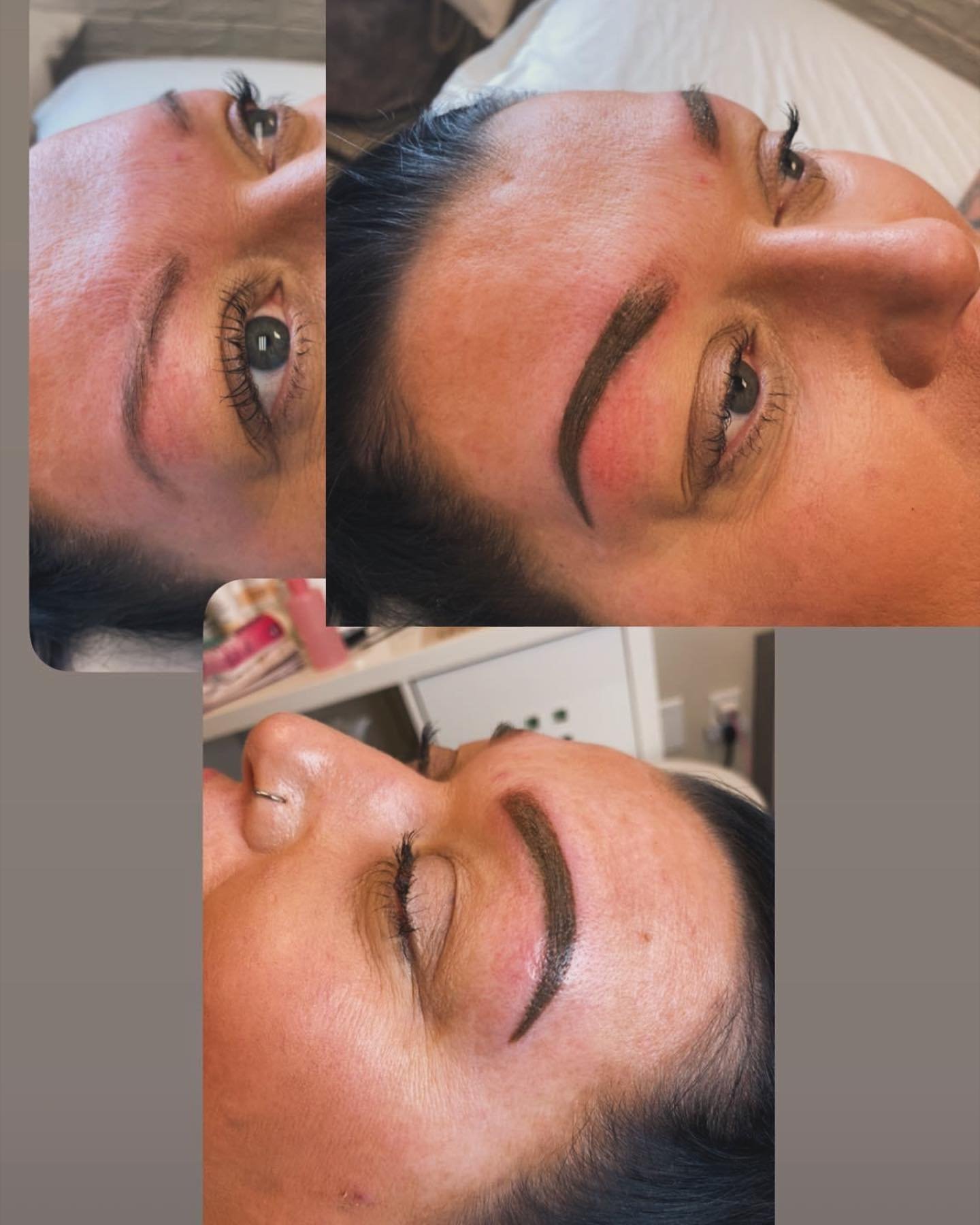 Before and after powderbrows 😍