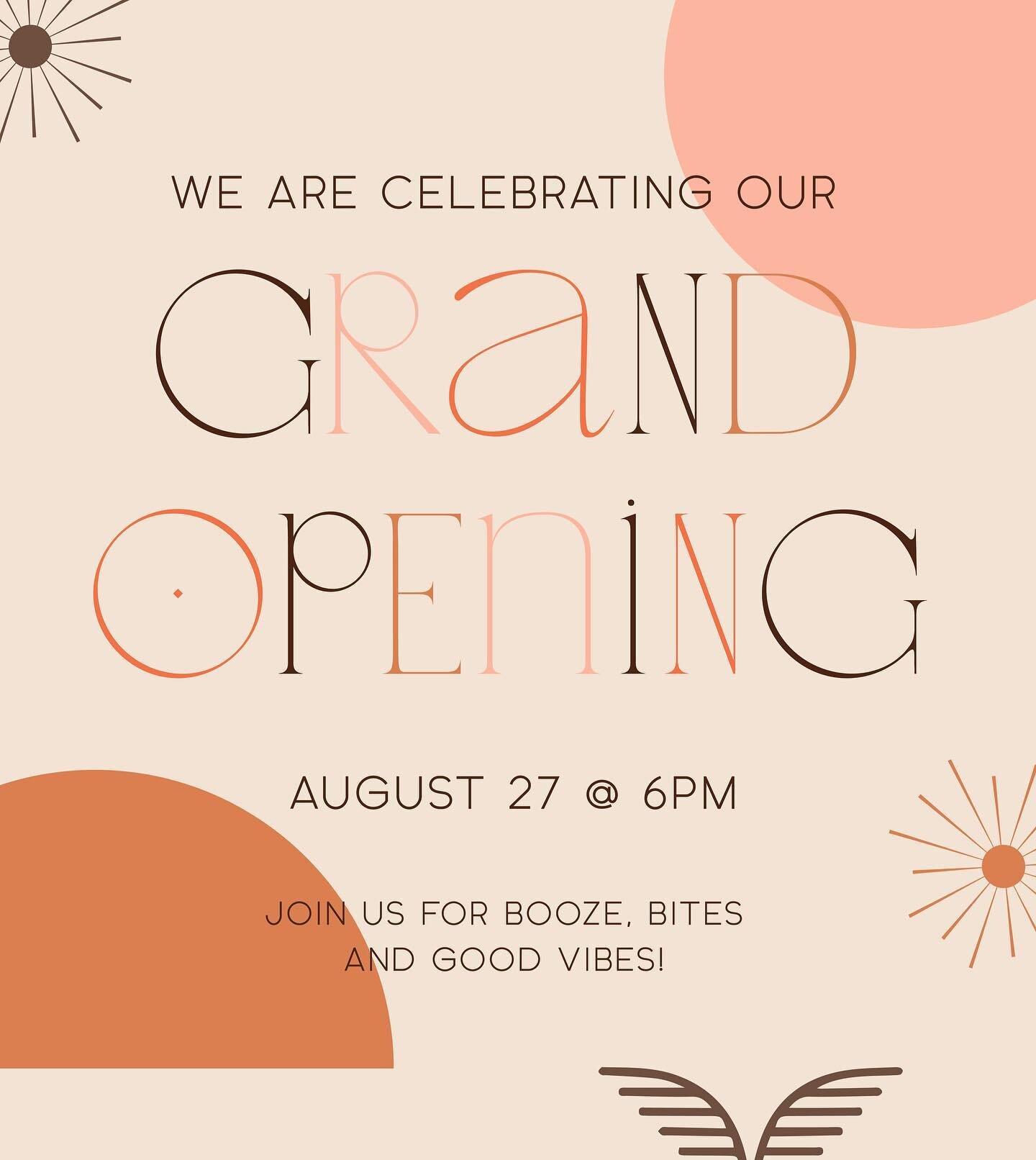 YAY!! we are FINALLY able to celebrate our second salon opening! Mark your calendars &amp; come party with us and have some light bites by @cutandtastefood .