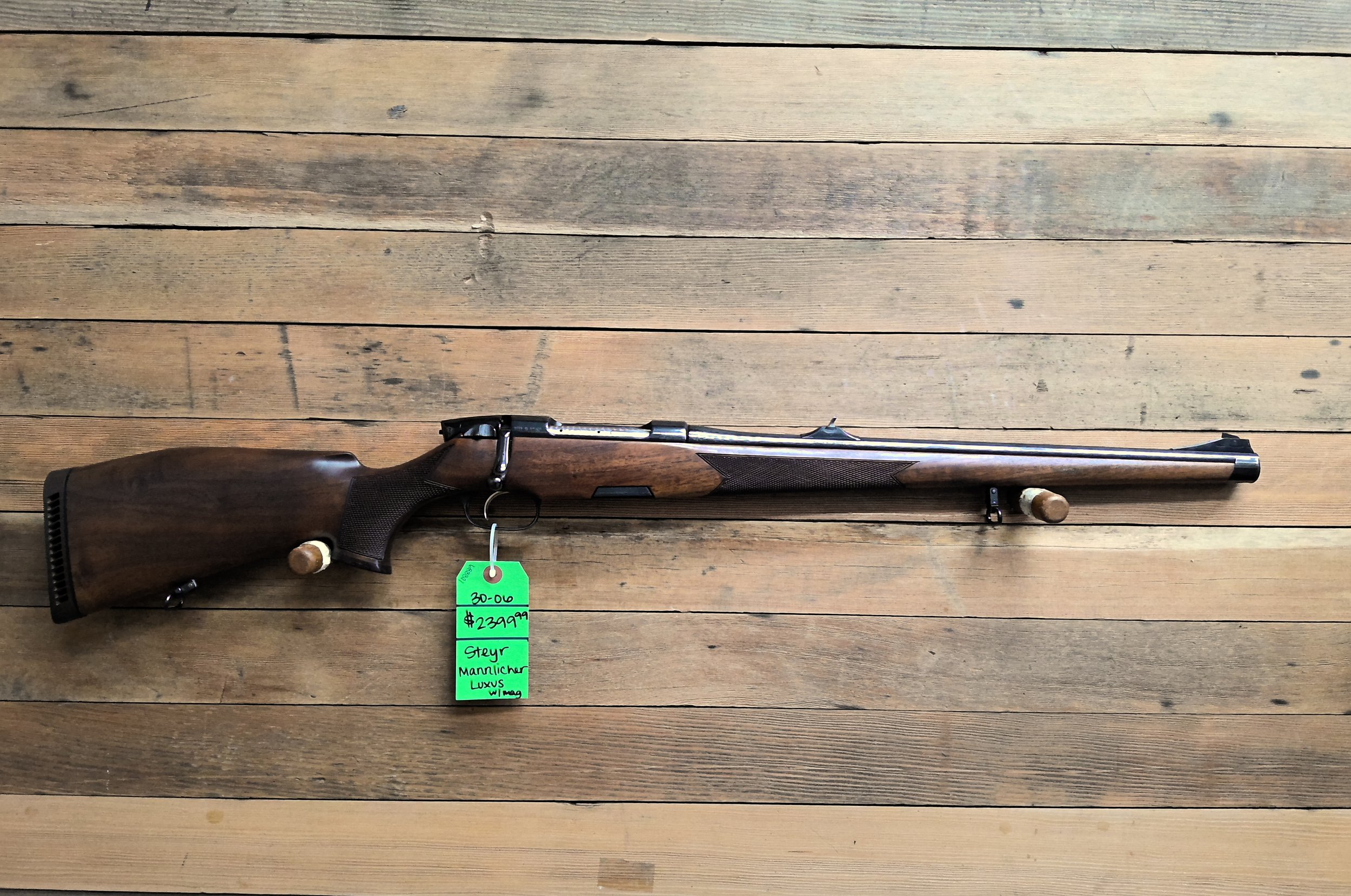 STEYR MANNLICHER LUXUS RIFLE 30-06