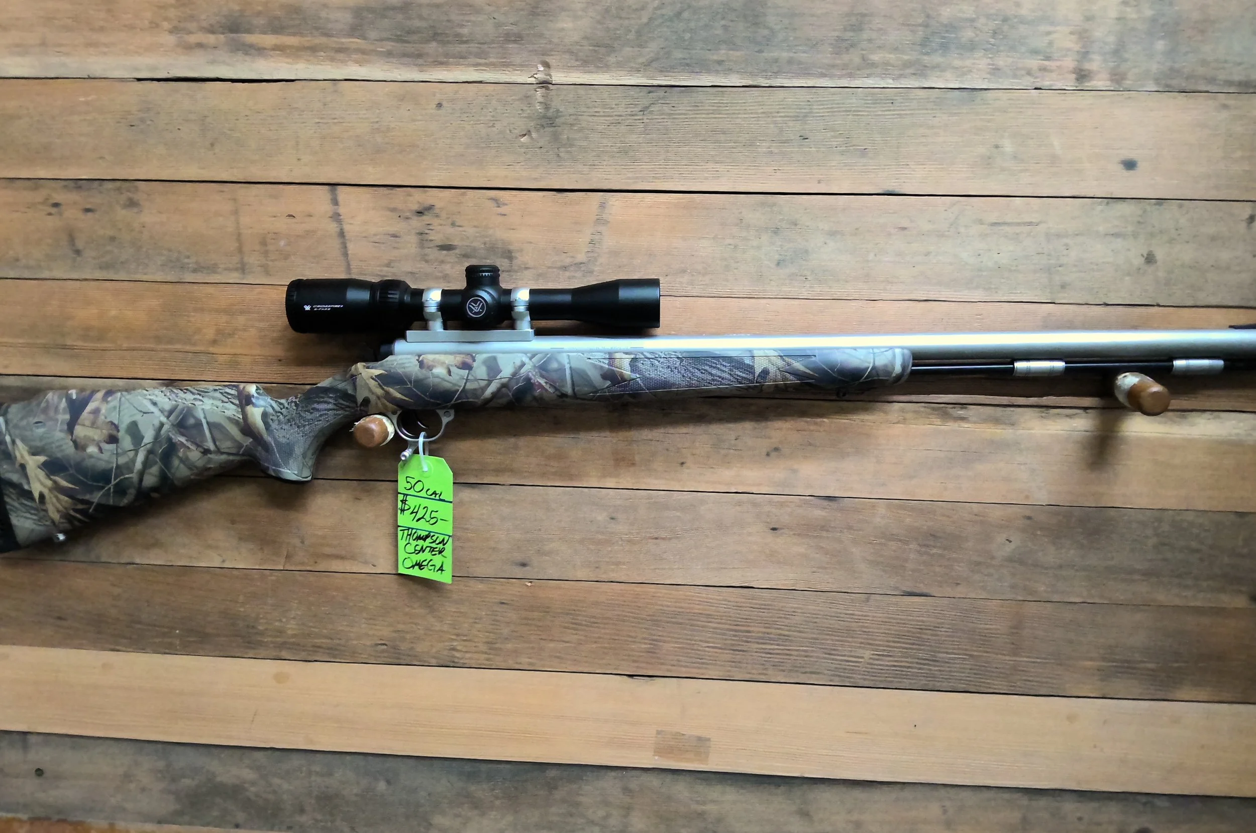 THOMPSON CENTER OMEGA MUZZLE LOADING RIFLE 50 CAL
