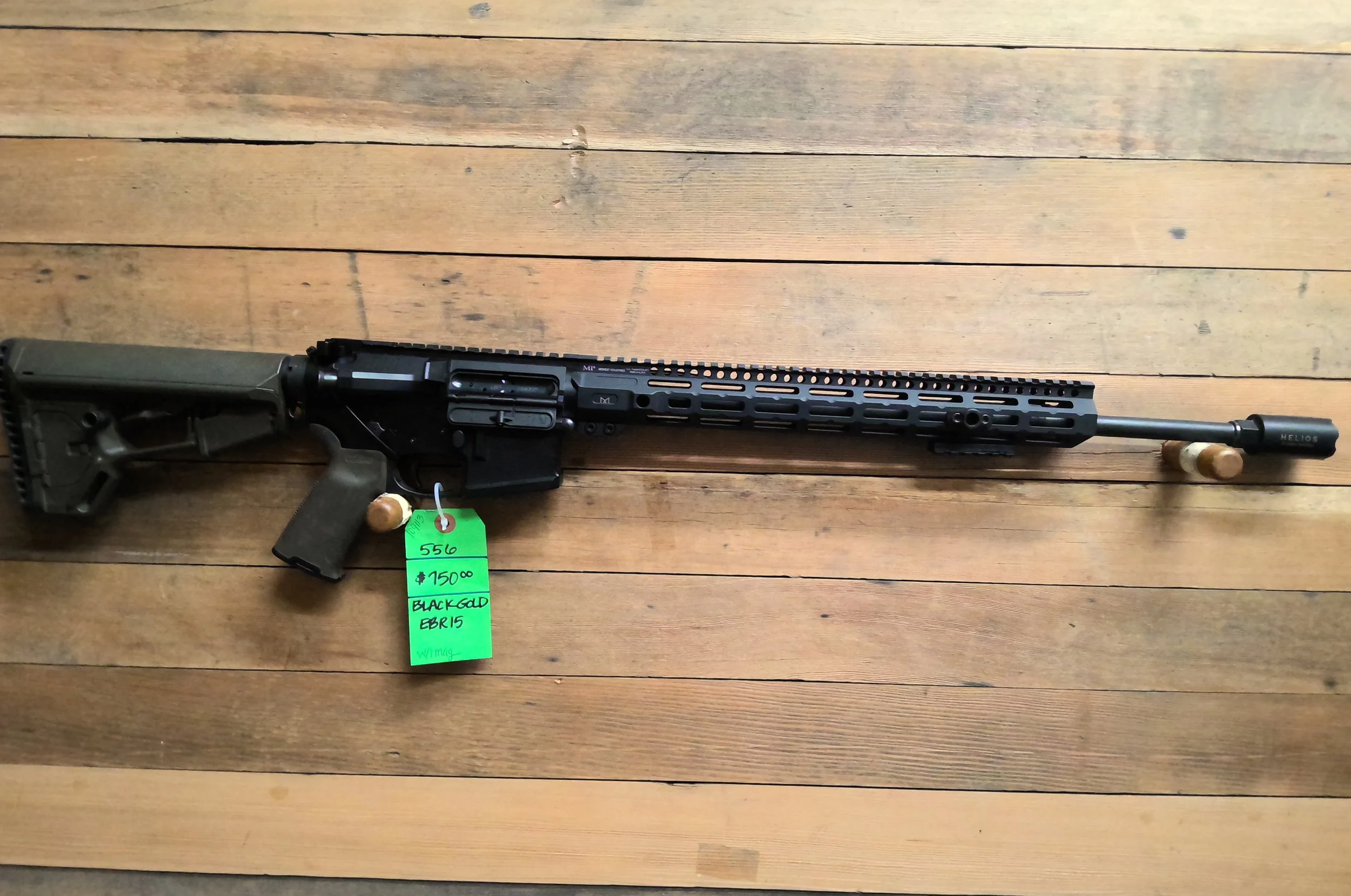 BLACK GOLD CUSTOM EBR15 5.56 RIFLE