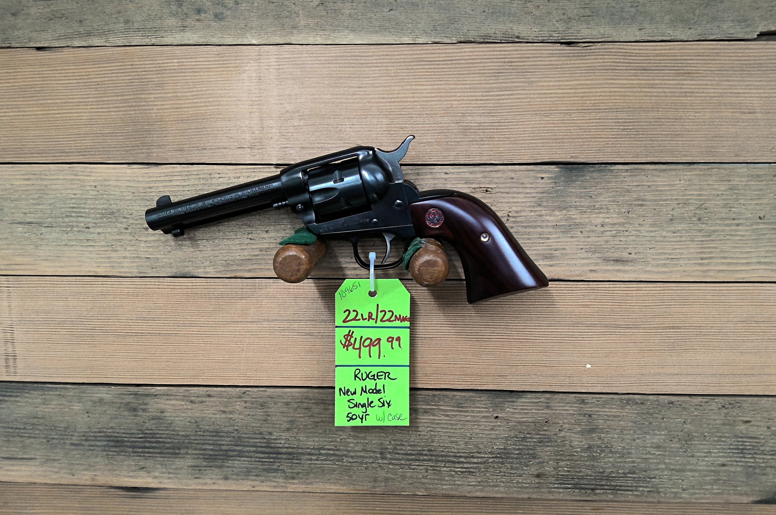 RUGER NEW MODEL SINGLE SIX REVOLVER 22LR/22MAG
