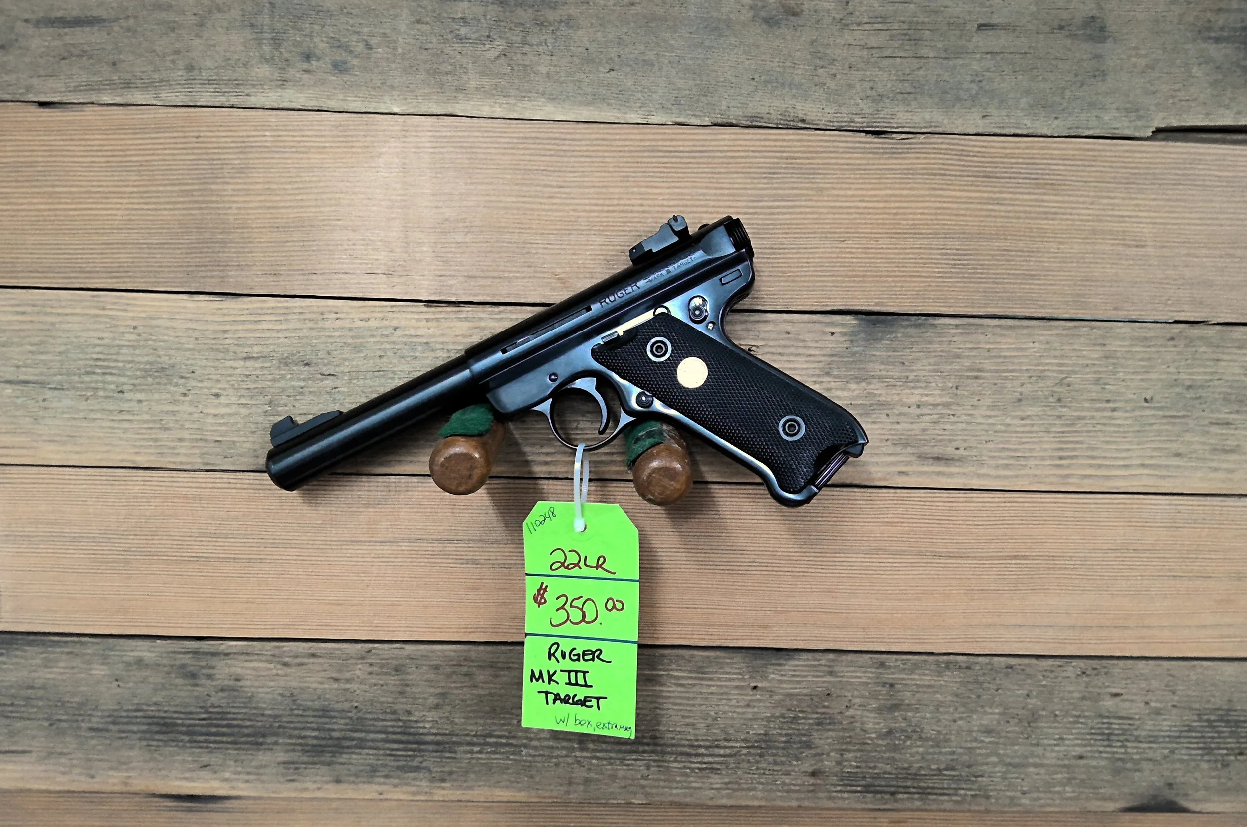 RUGER MK III TARGET PISTOL 22 LR