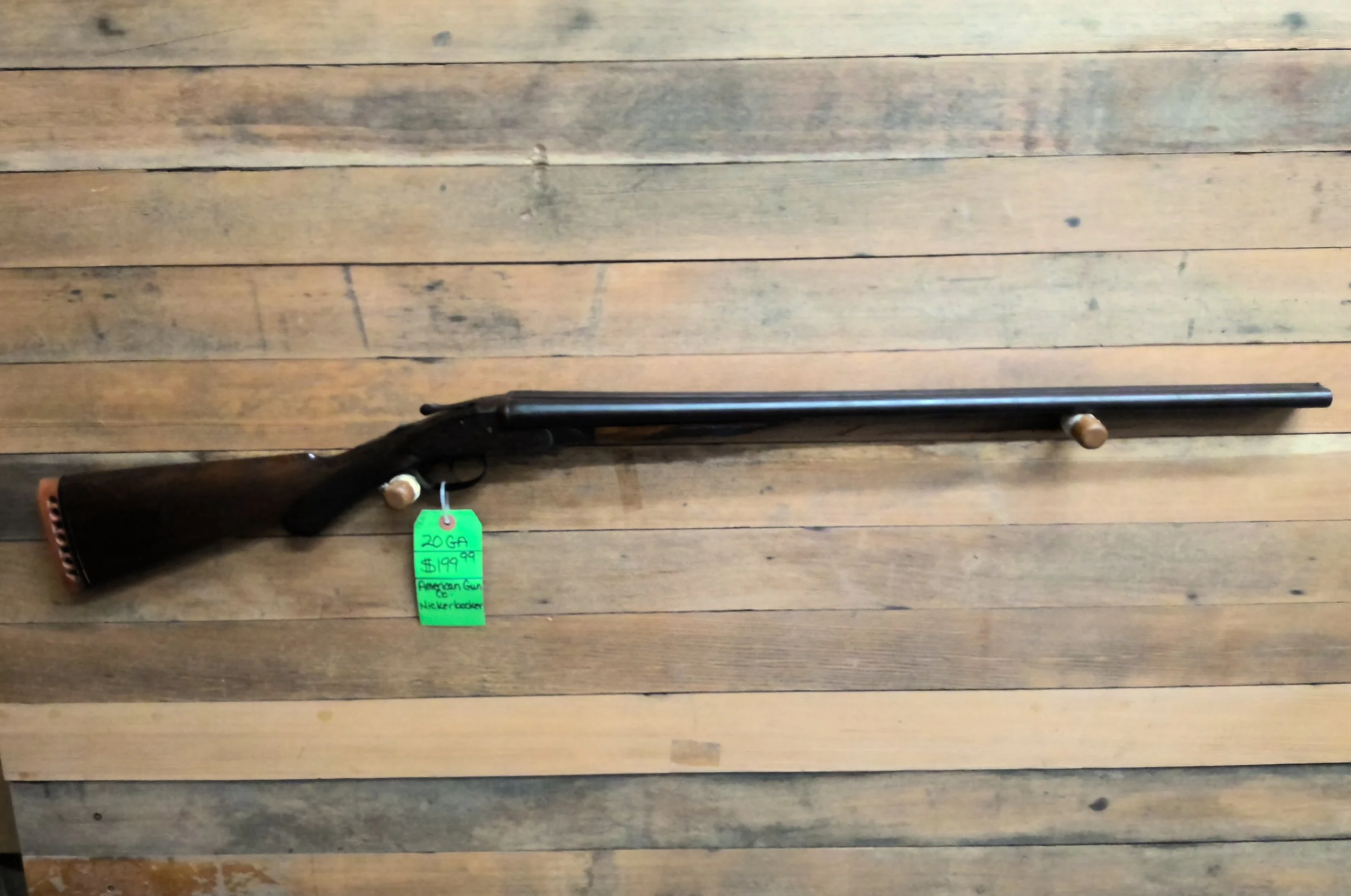 AMRERICAN GUN CO KNICKERBOCKER SHOTGUN 20 GA