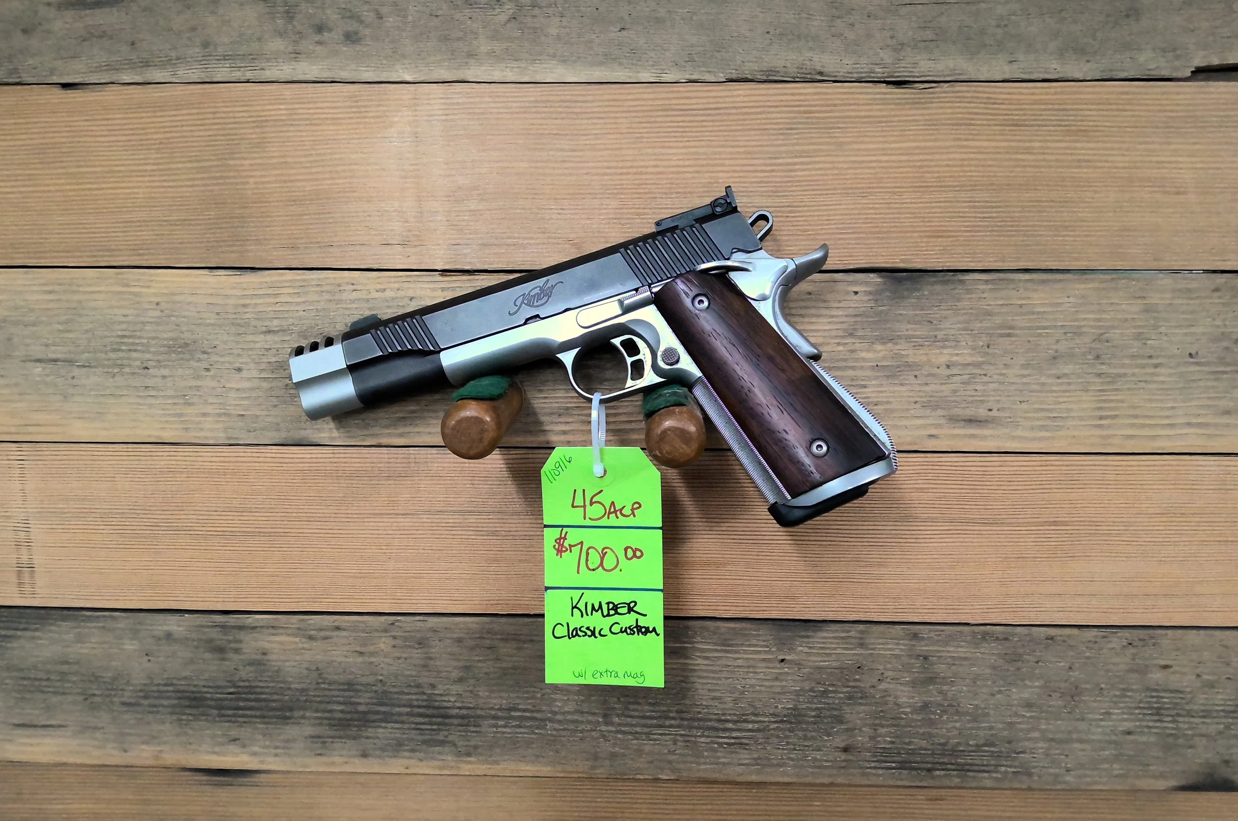 KIMBER 1911 CLASSIC CUSTOM PISTOL 45 ACP