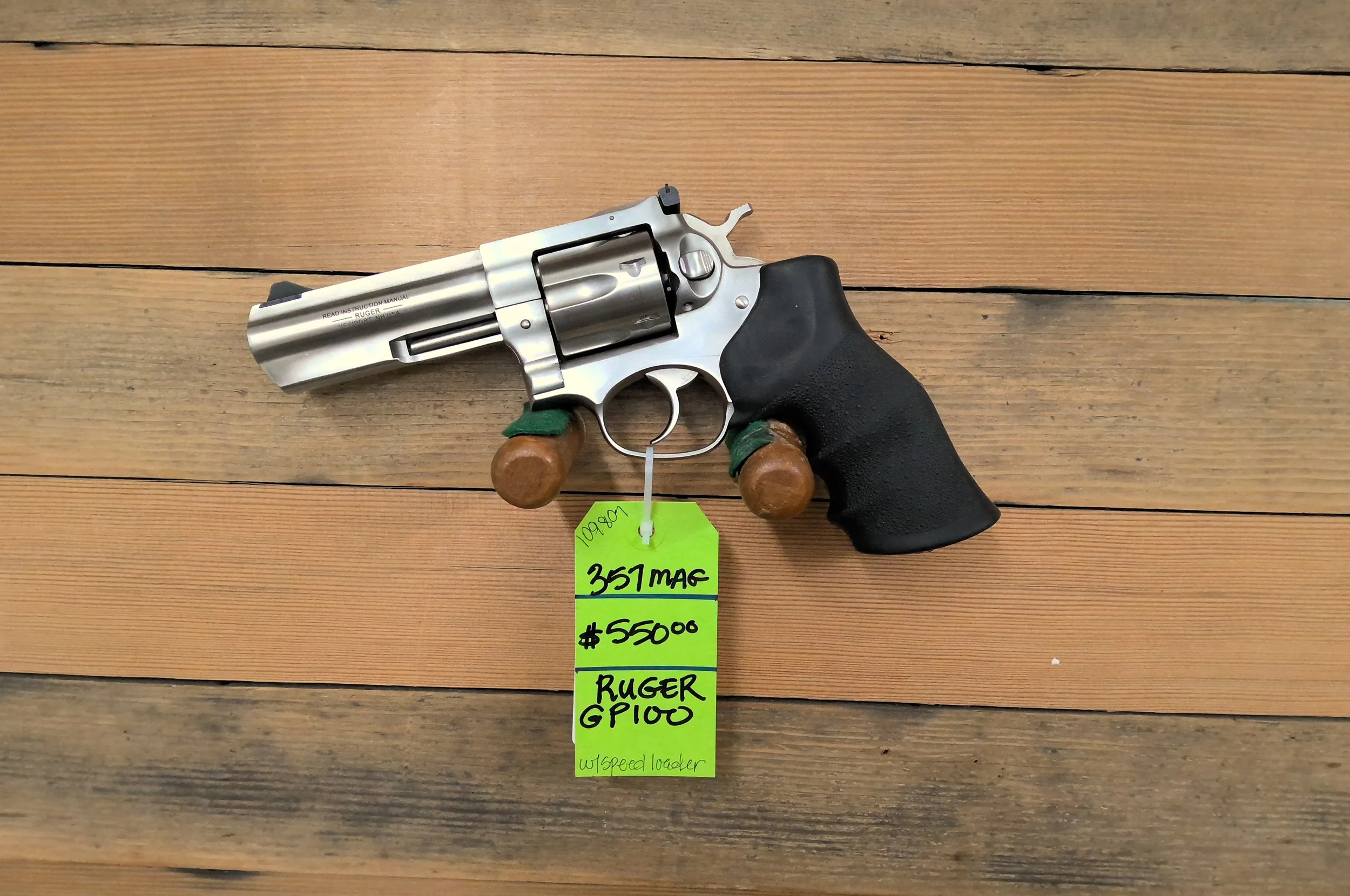 RUGER GP100 REVOLVER 357 MAGNUM