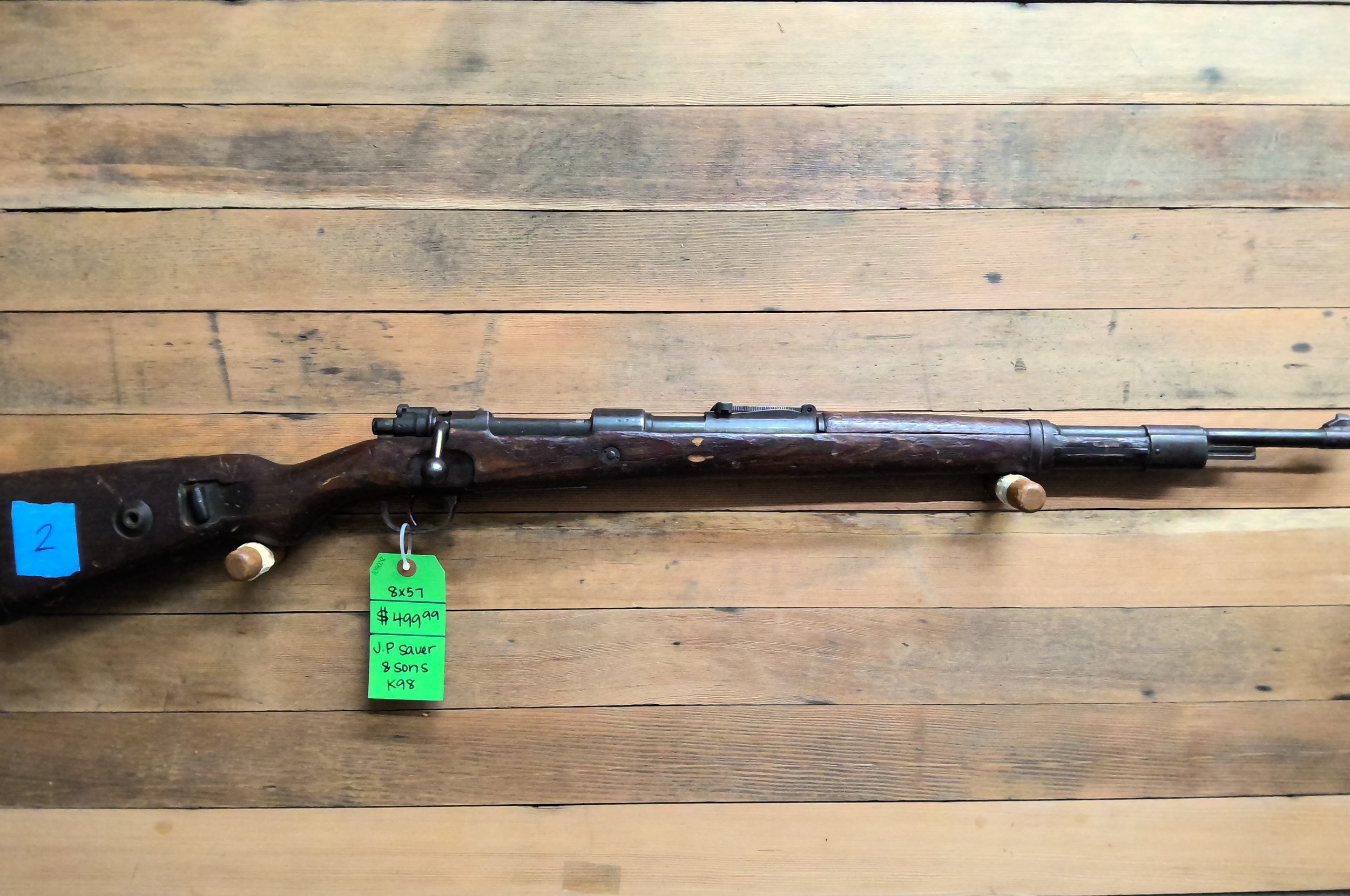 J P SAUER MODEL K98 RIFLE IN 8X57