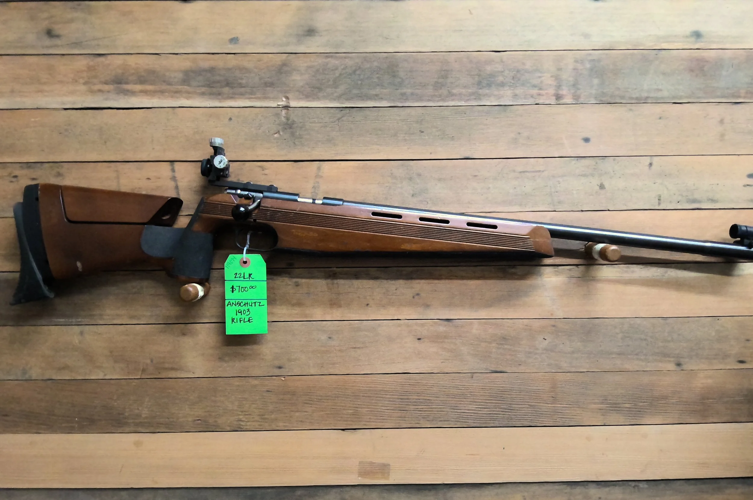 J. G. ANSHUTZ MODEL 1903 RIFLE 22 LONG RIFLE