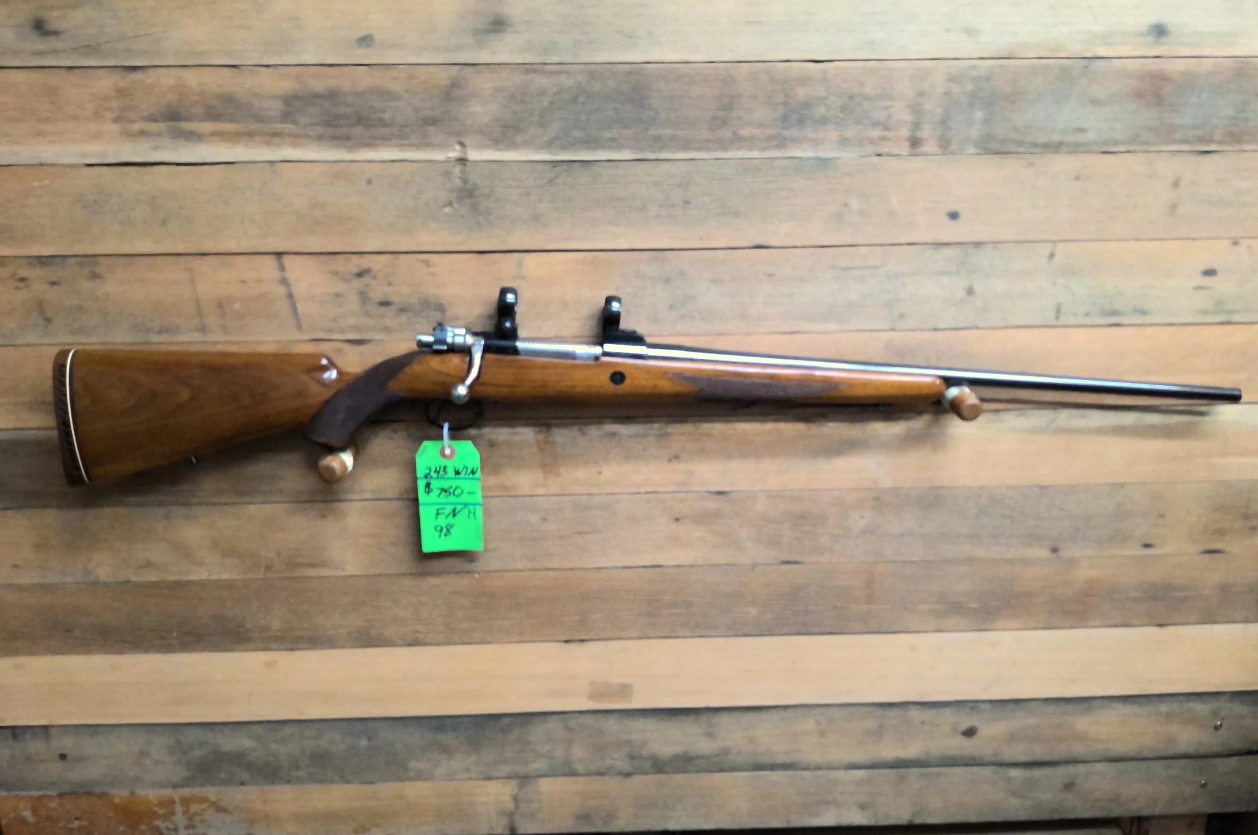 FNH MAUSER TYPE ACTION RIFLE 243 WINCHESTER