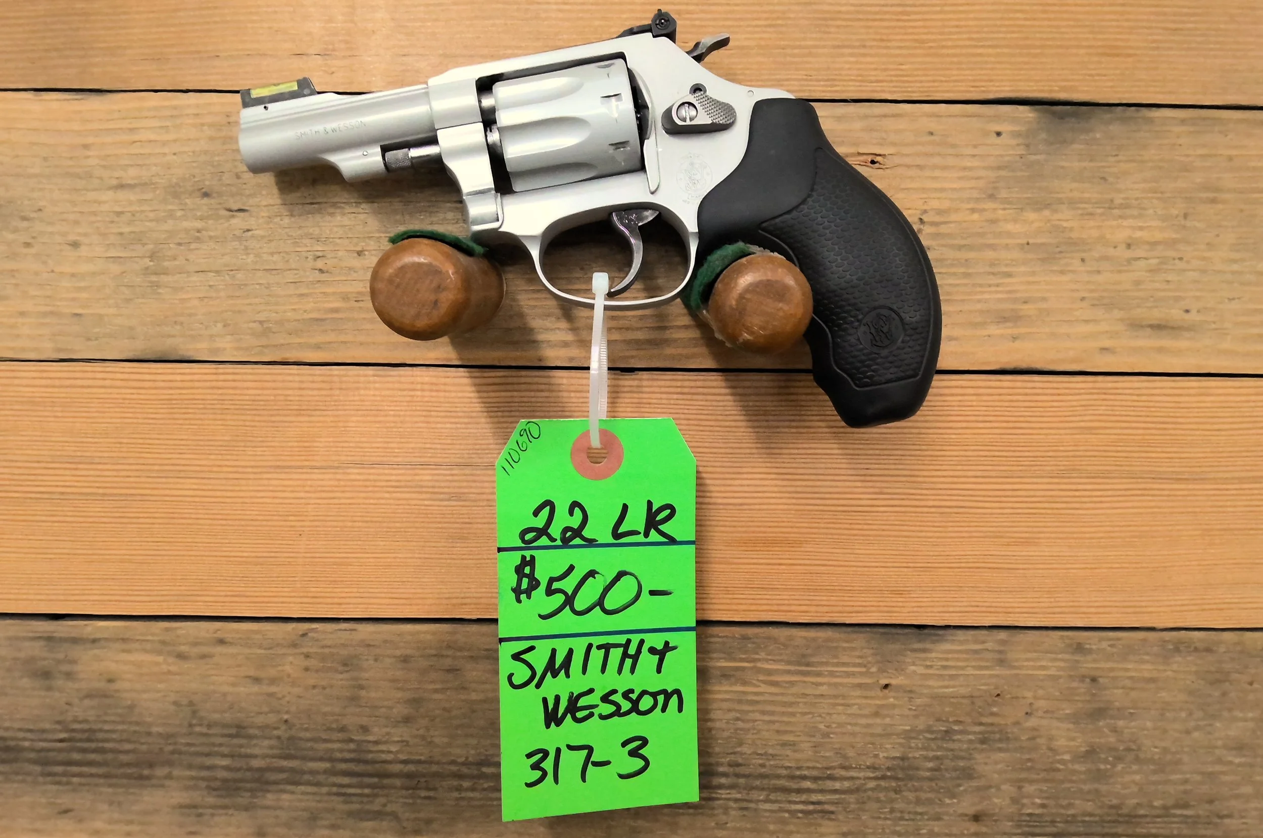 SMITH & WESSON 317-3 AIRLITE 22LR REVOLVER