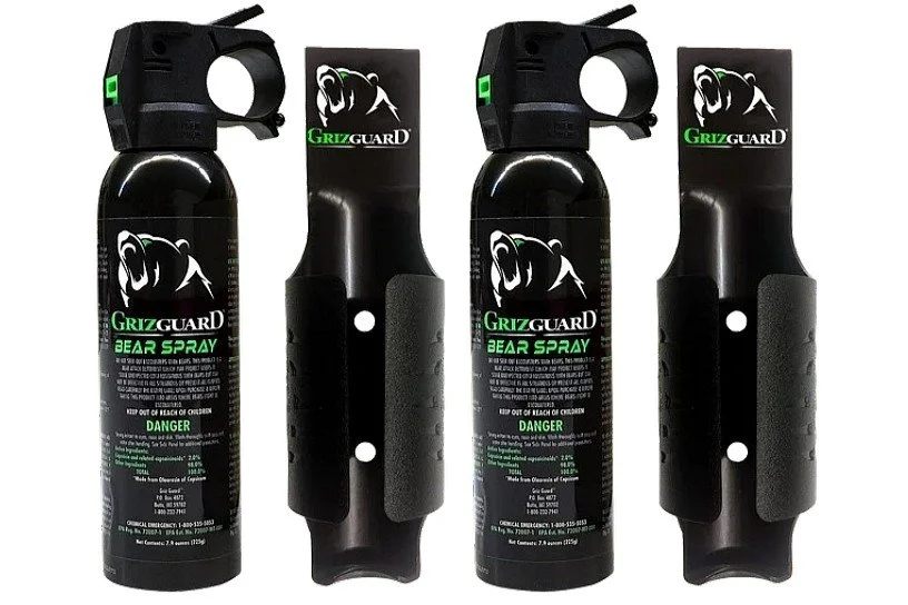 UDAP 7.9oz 2-pack Bear Spray w/ Griz Guard Holster