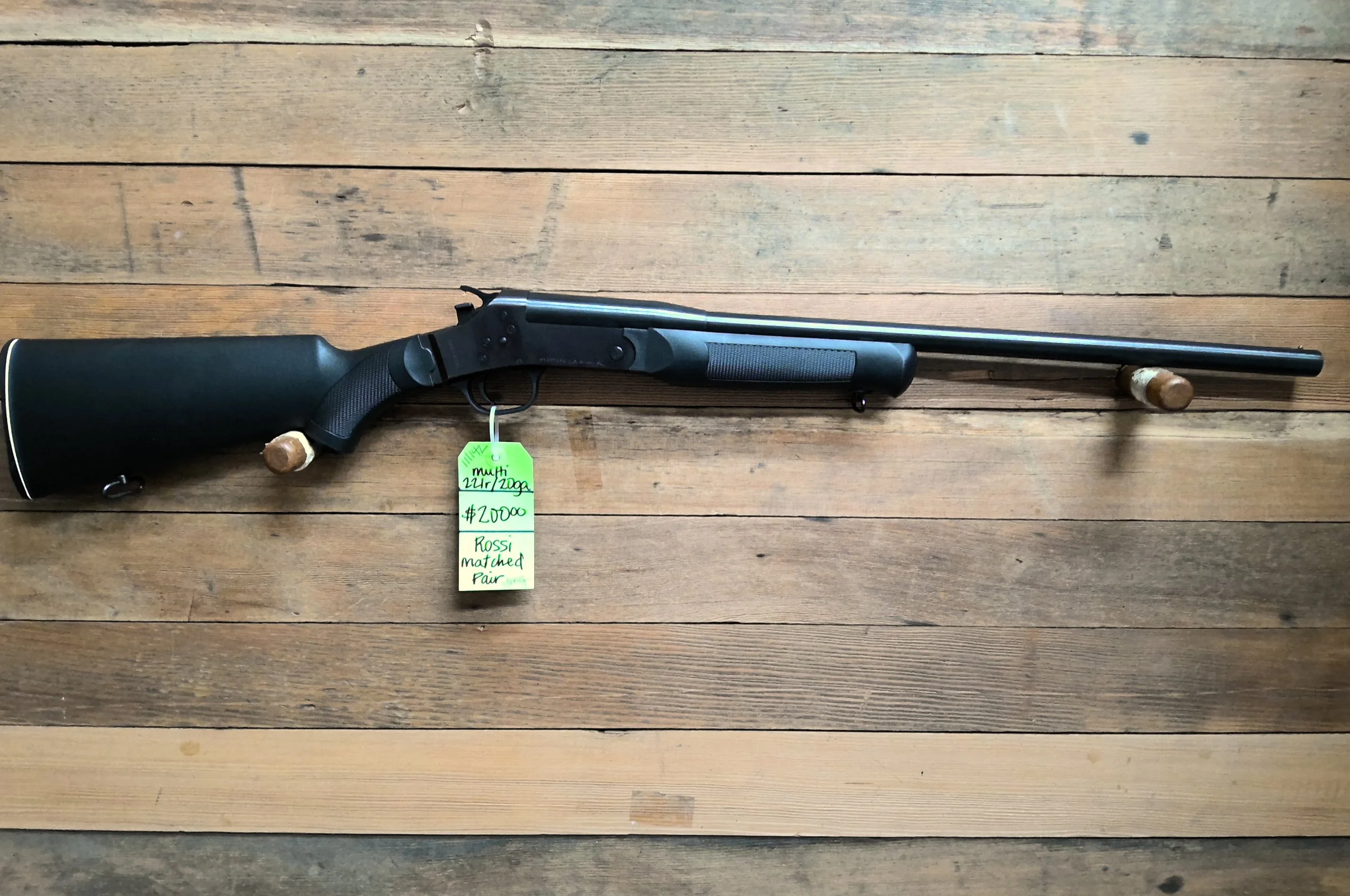 ROSSI MATCHED PAIR RIFLE SHOTGUN COMBO YOUTH 22LR/20GA