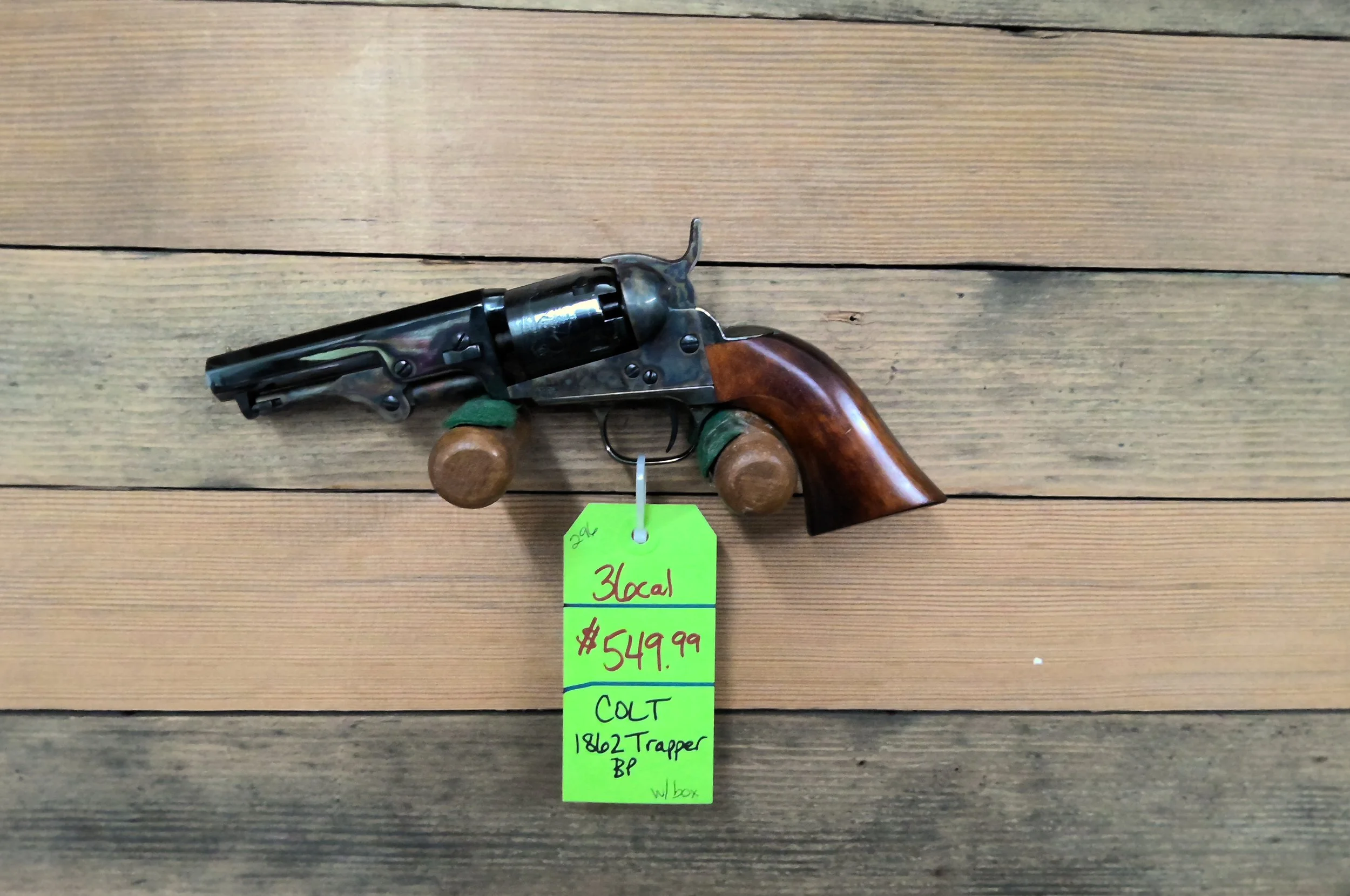 COLT 1862 TRAPPER BLACK POWDER REVOLVER 36 CALIBER
