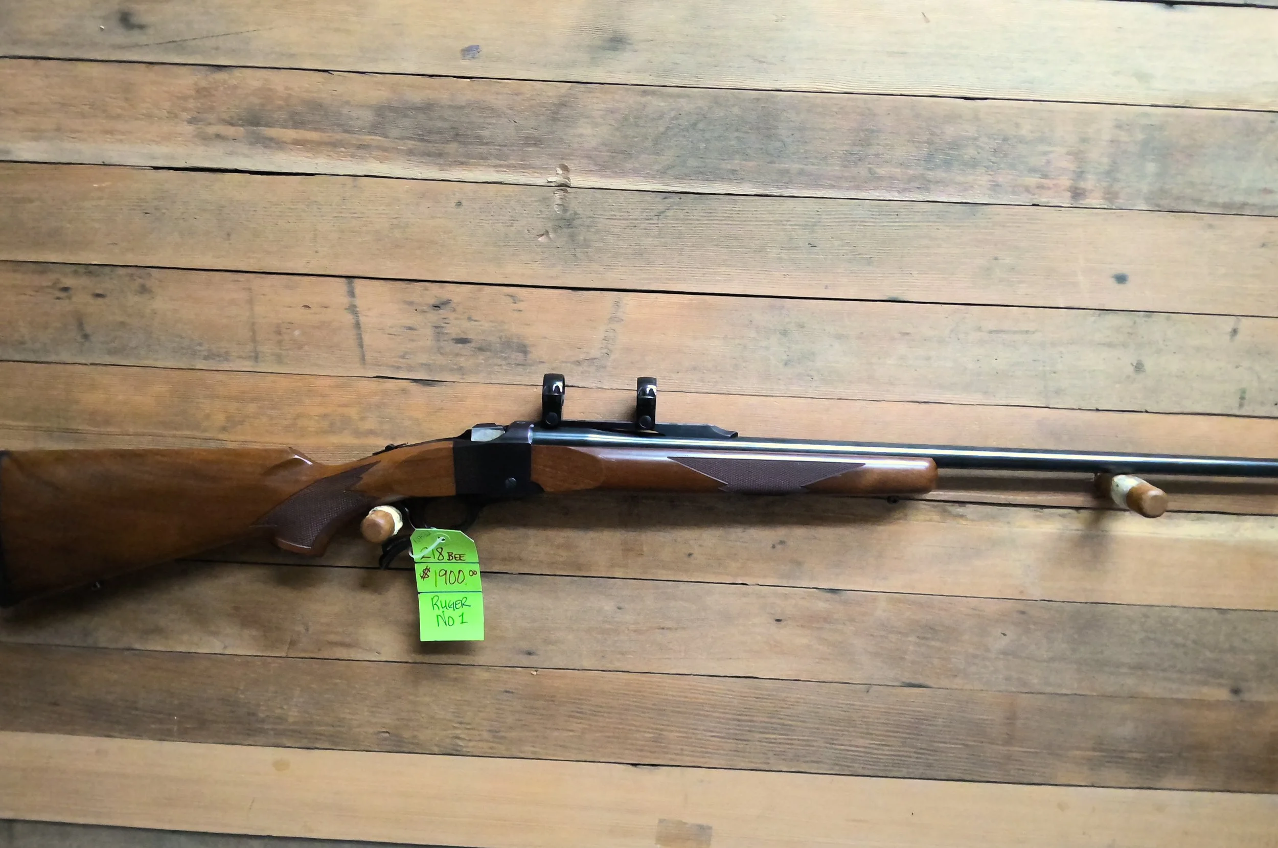 RUGER NO 1 218BEE RIFLE
