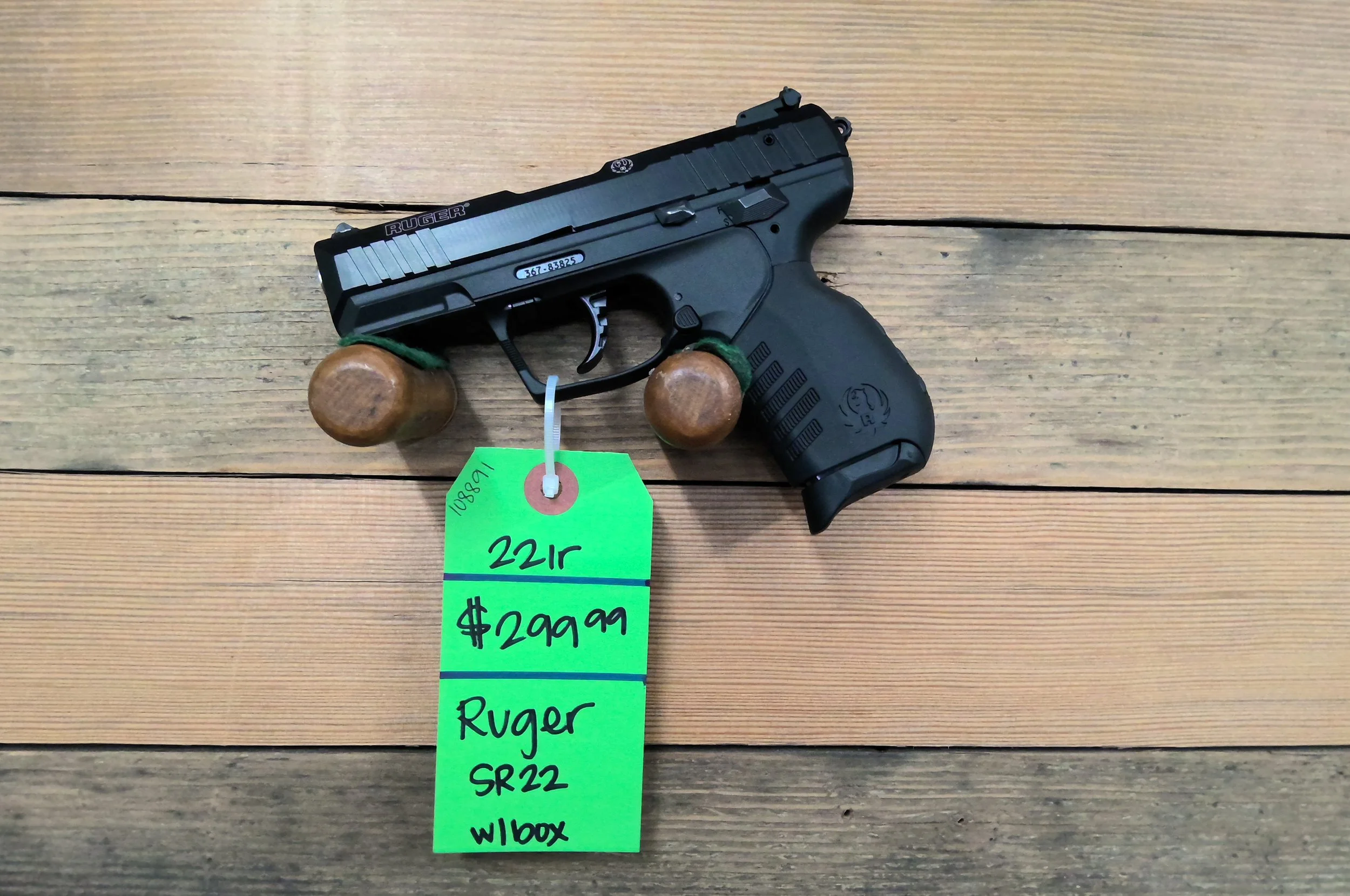RUGER SR 22 PISTOL 22 LONG RIFLE