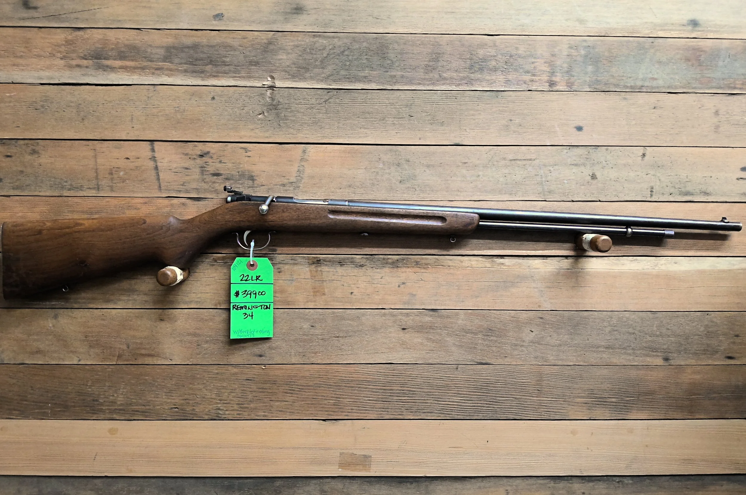 REMINGTON MODEL 34 NRA TARGET RIFLE 22 LONG RIFLE