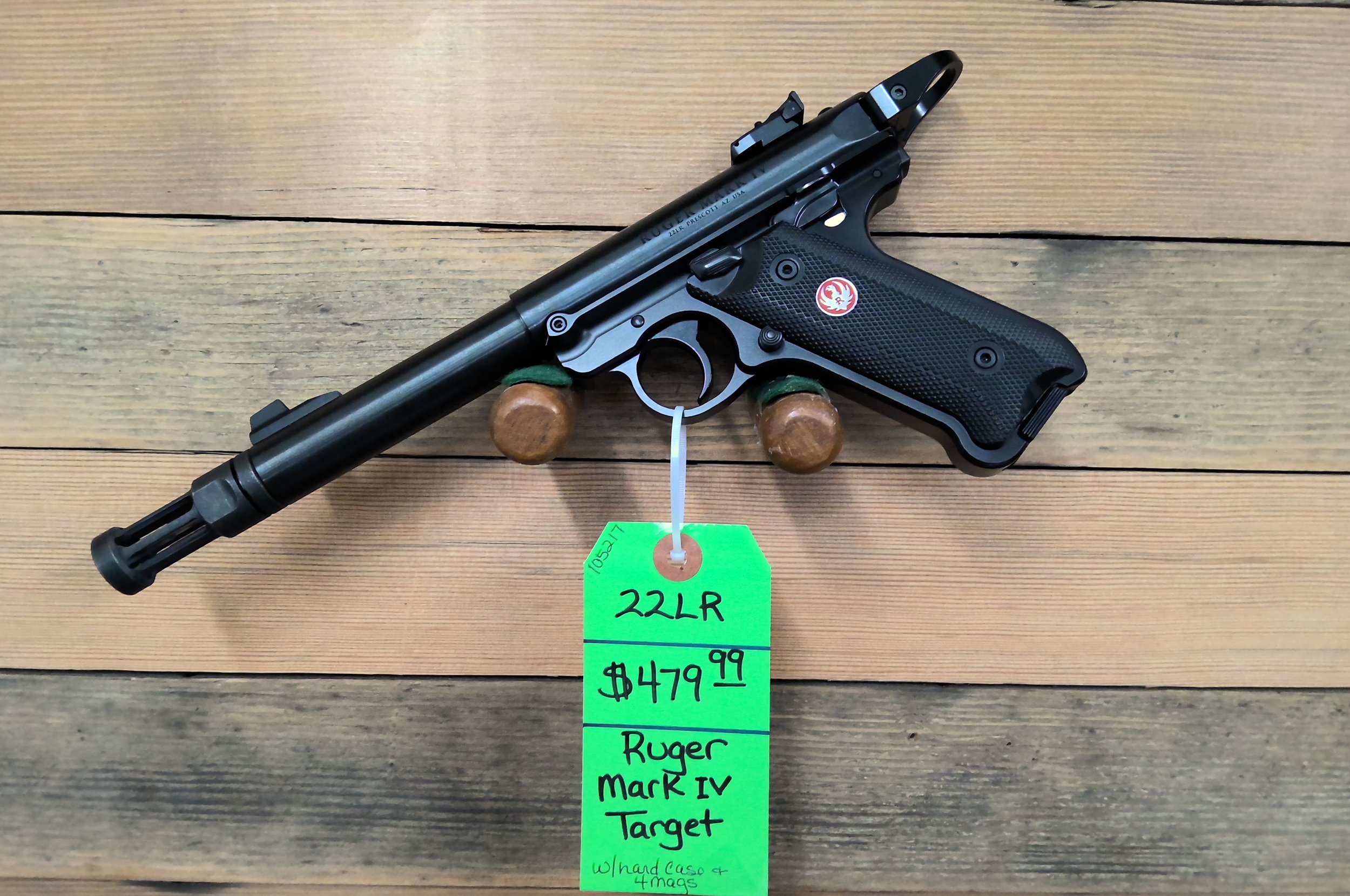 RUGER MARK IV TARGET 22LR PISTOL