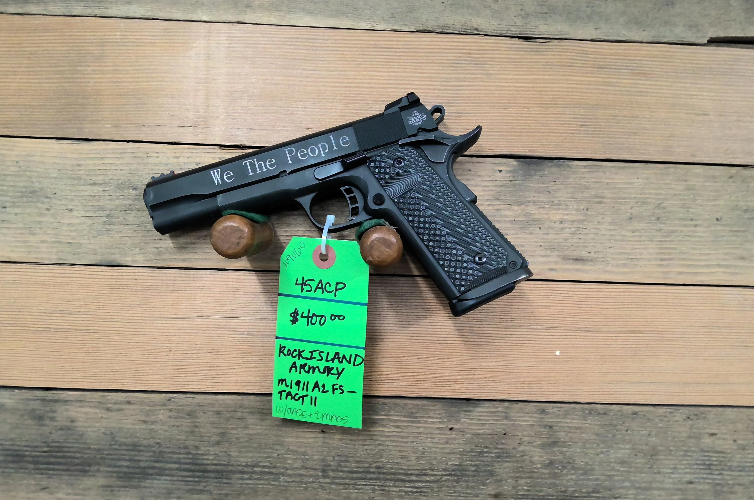 ROCK ISLAND M1911 A2 FS-TACTACT II PISTOL 45 ACP