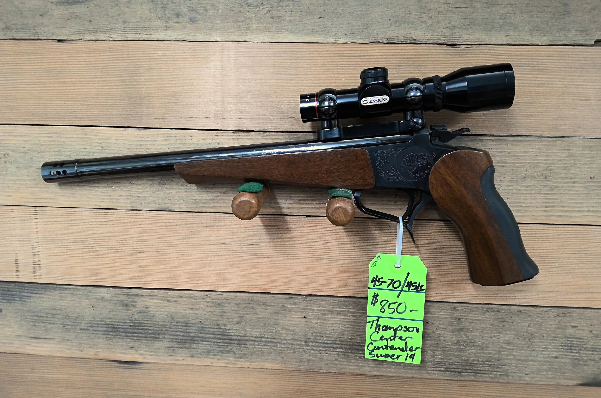 THOMPSON CENTER CONTENDER SUPER 14 45-70 45LC PISTOL