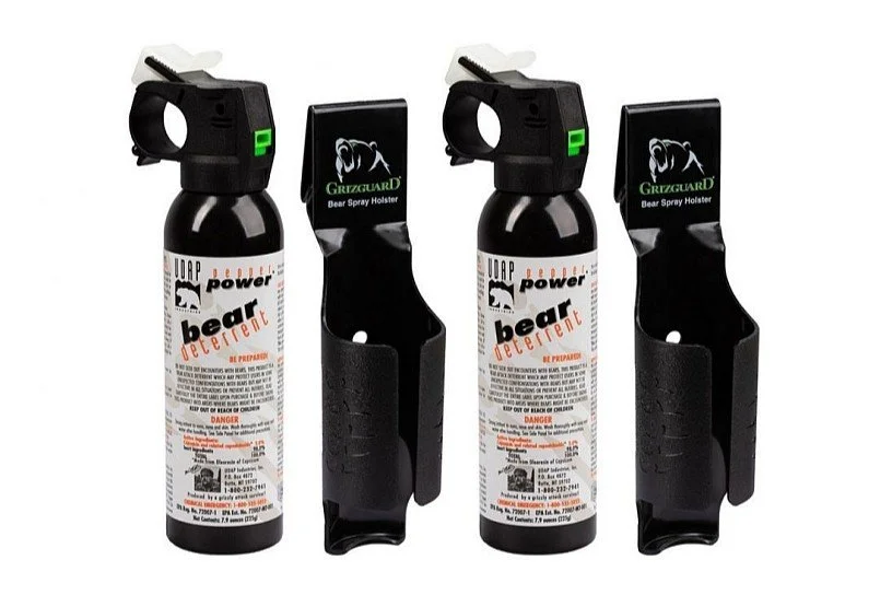 UDAP Bear Spray 7.9oz 2-Pack w/ Griz Guard Holster