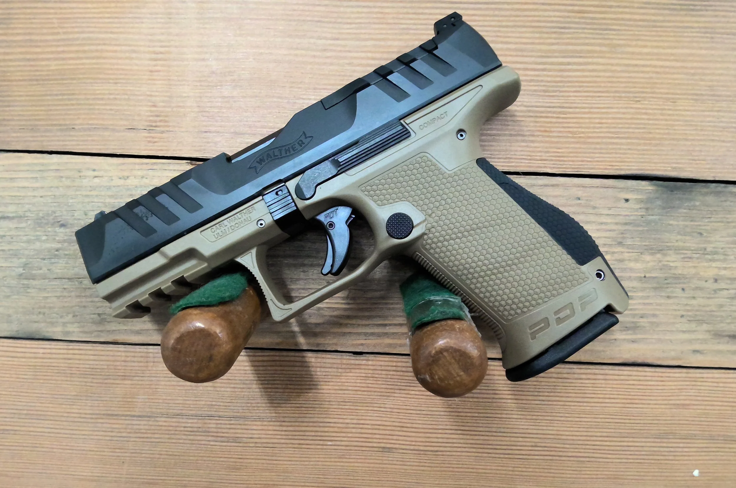 WALTHER PDP COMPACT FDE FRAME 9MM PISTOL