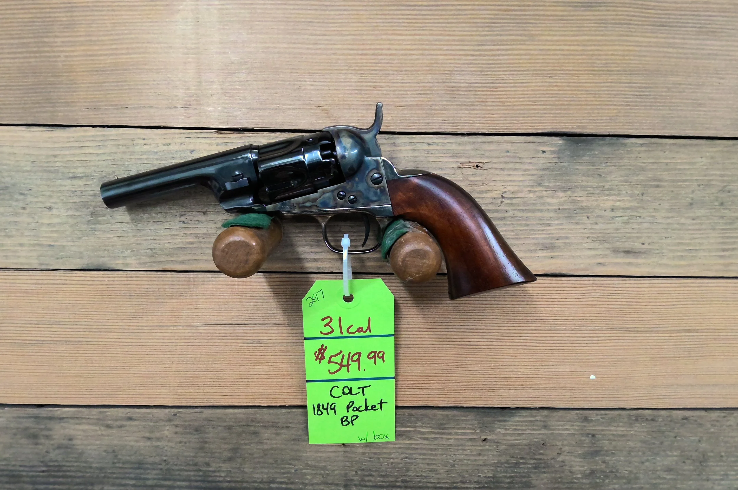 COLT 1849 POCKET BLACK POWDER REVOLVER 31 CALIBER