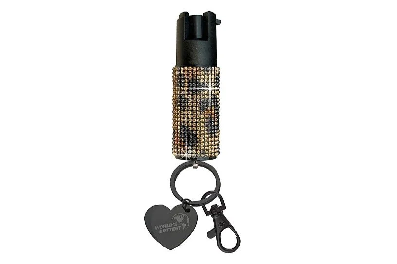 UDAP Rhinestone Keychain 1/2oz Pepper Spray – Cheetah