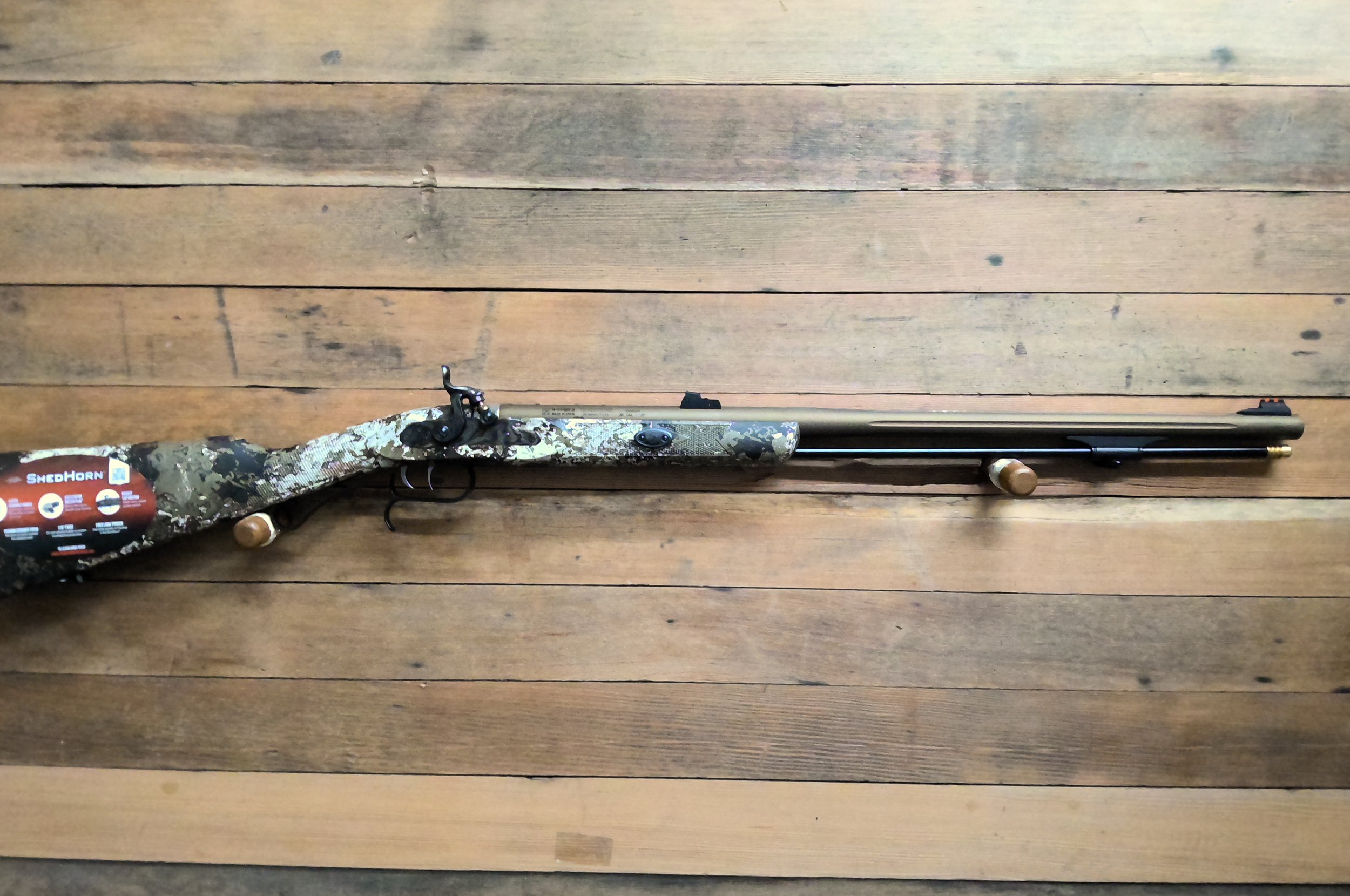 TRADITIONS SHEDHORN BLACK POWDER RIFLE 50CAL CAMO