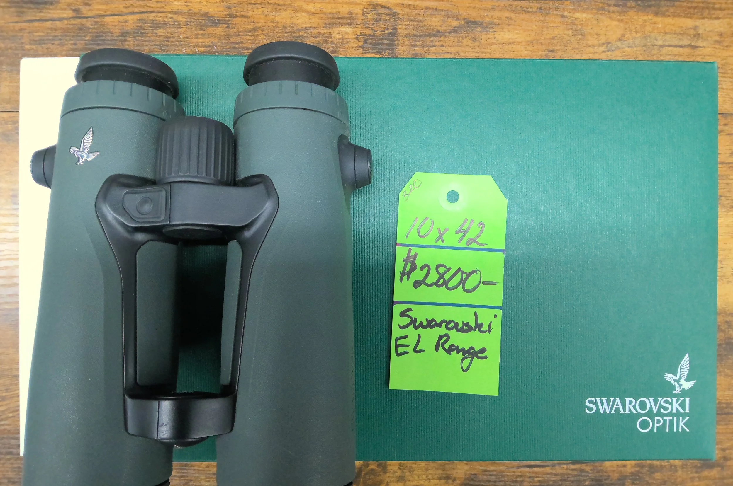SWAROVSKI EL RANGE 10X42 RANGEFINDING BINOCULARS