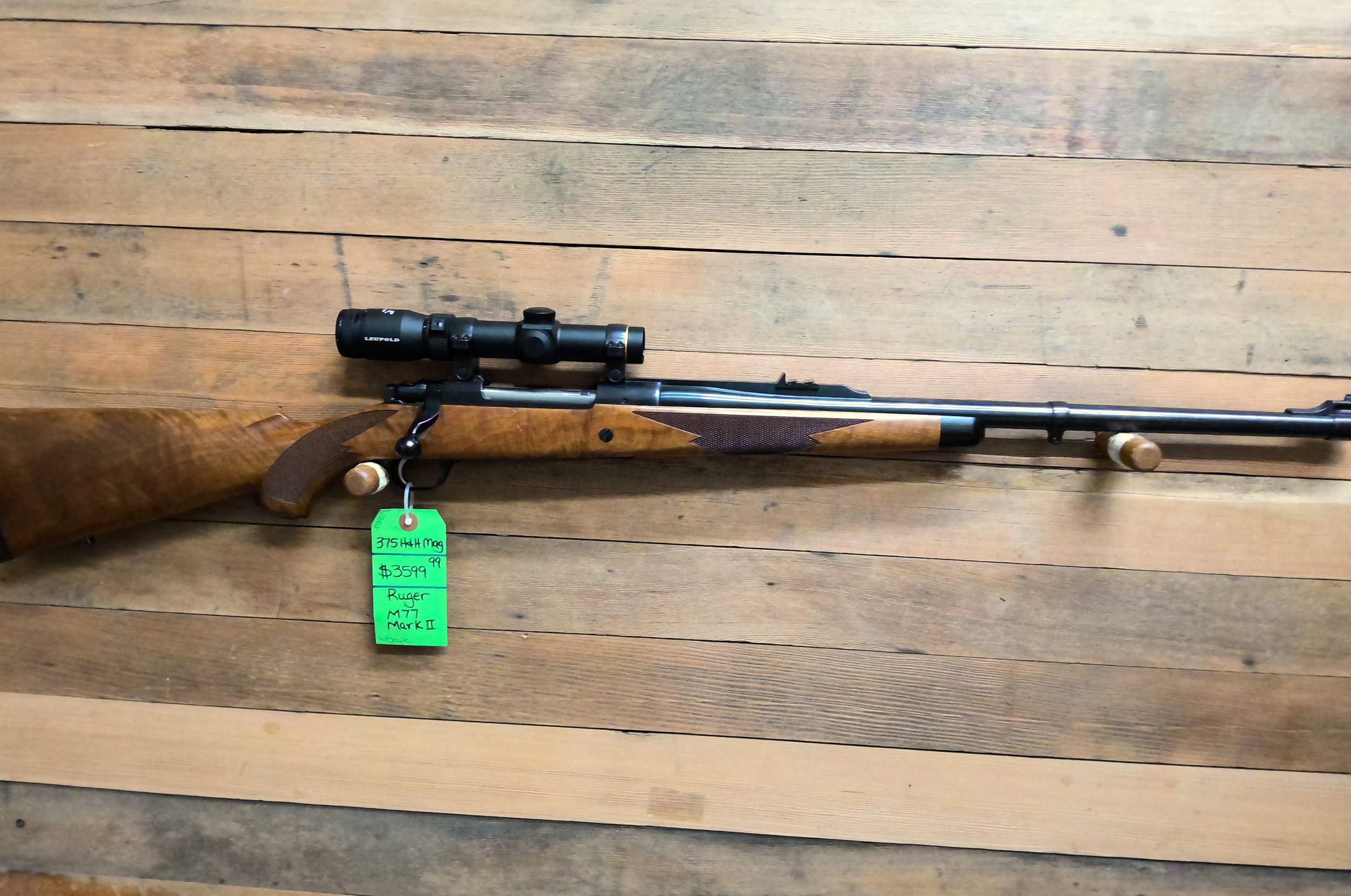 RUGER M77 MARK II 375H&H RIFLE