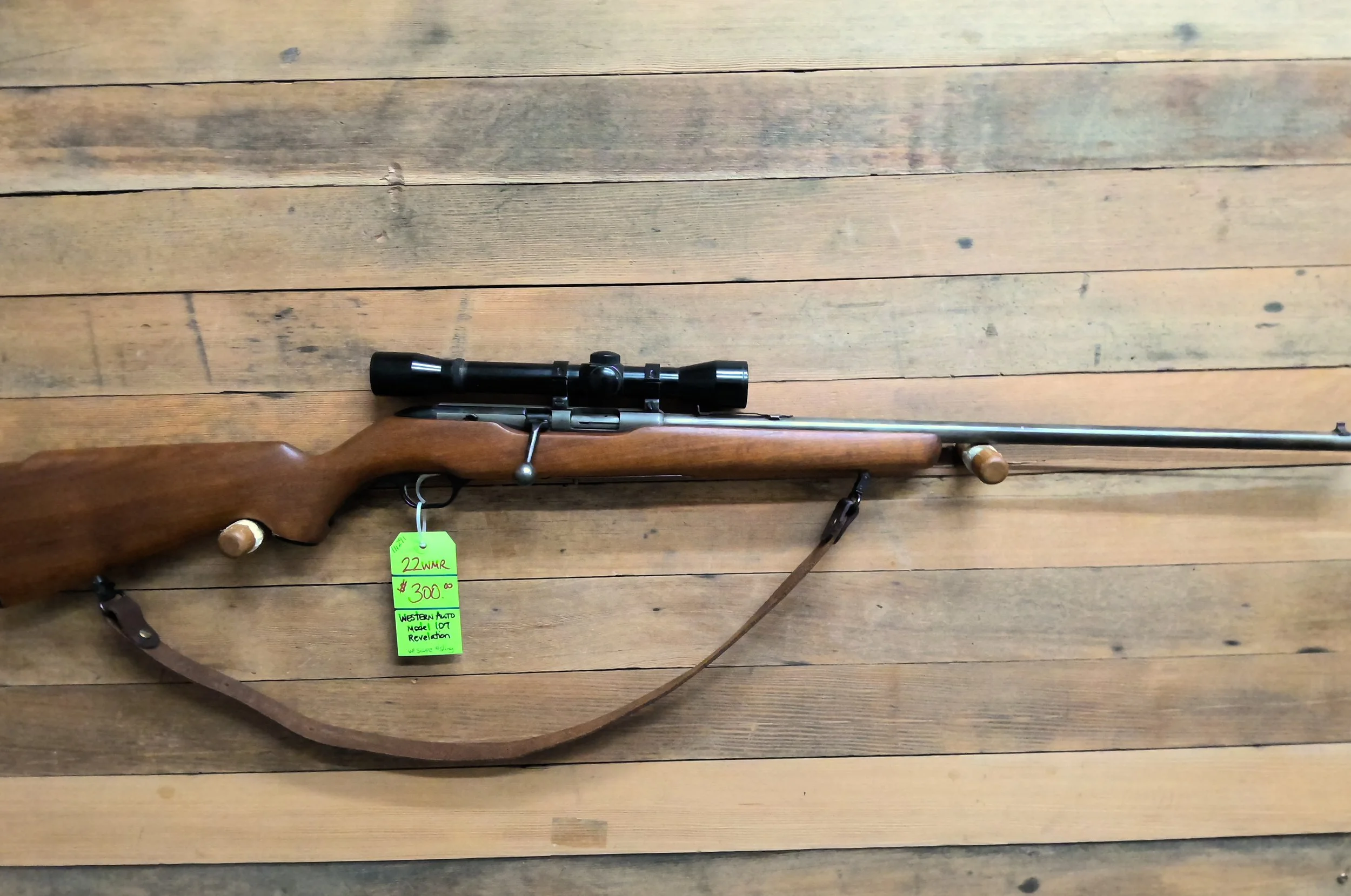 WESTERN AUTO MODEL 107 REVELATION 22WMR RIFLE