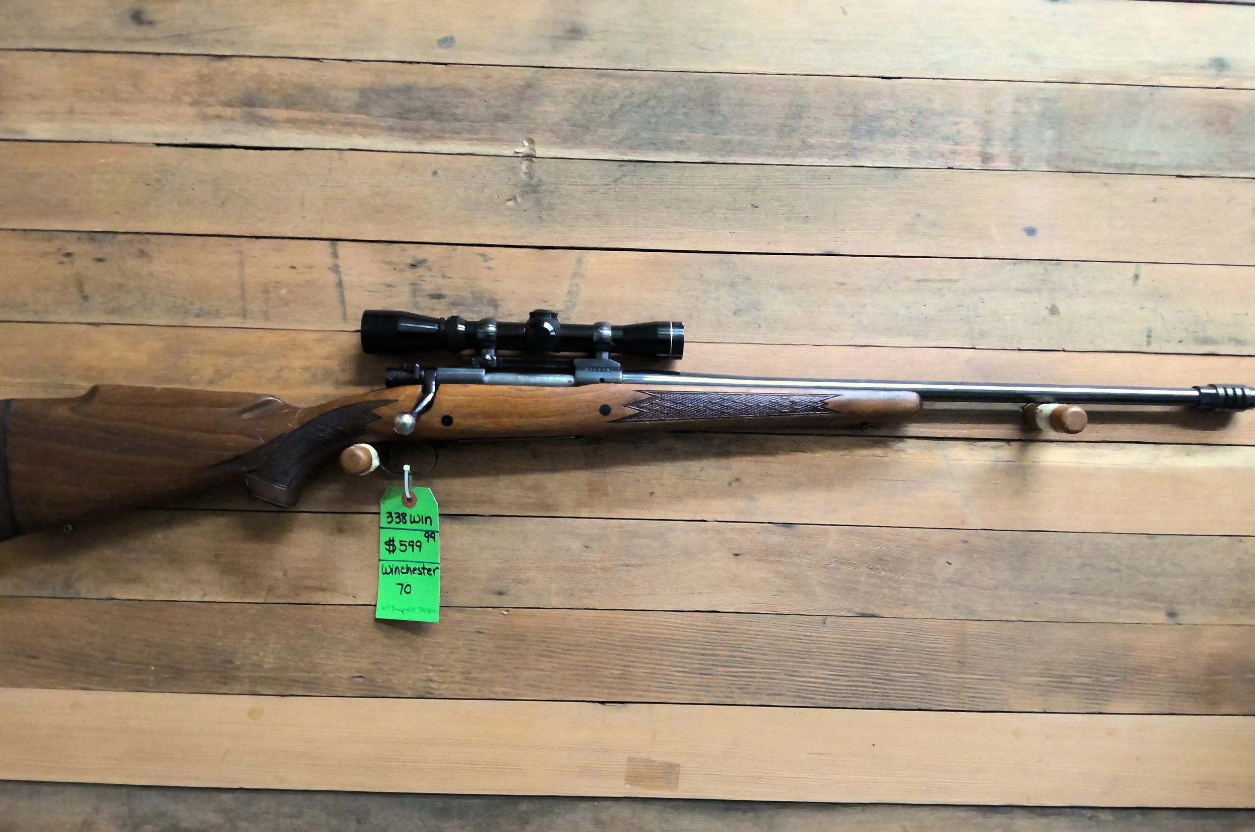 WINCHESTER MODEL 70 RIFLE 338 WINCHESTER MAGNUM