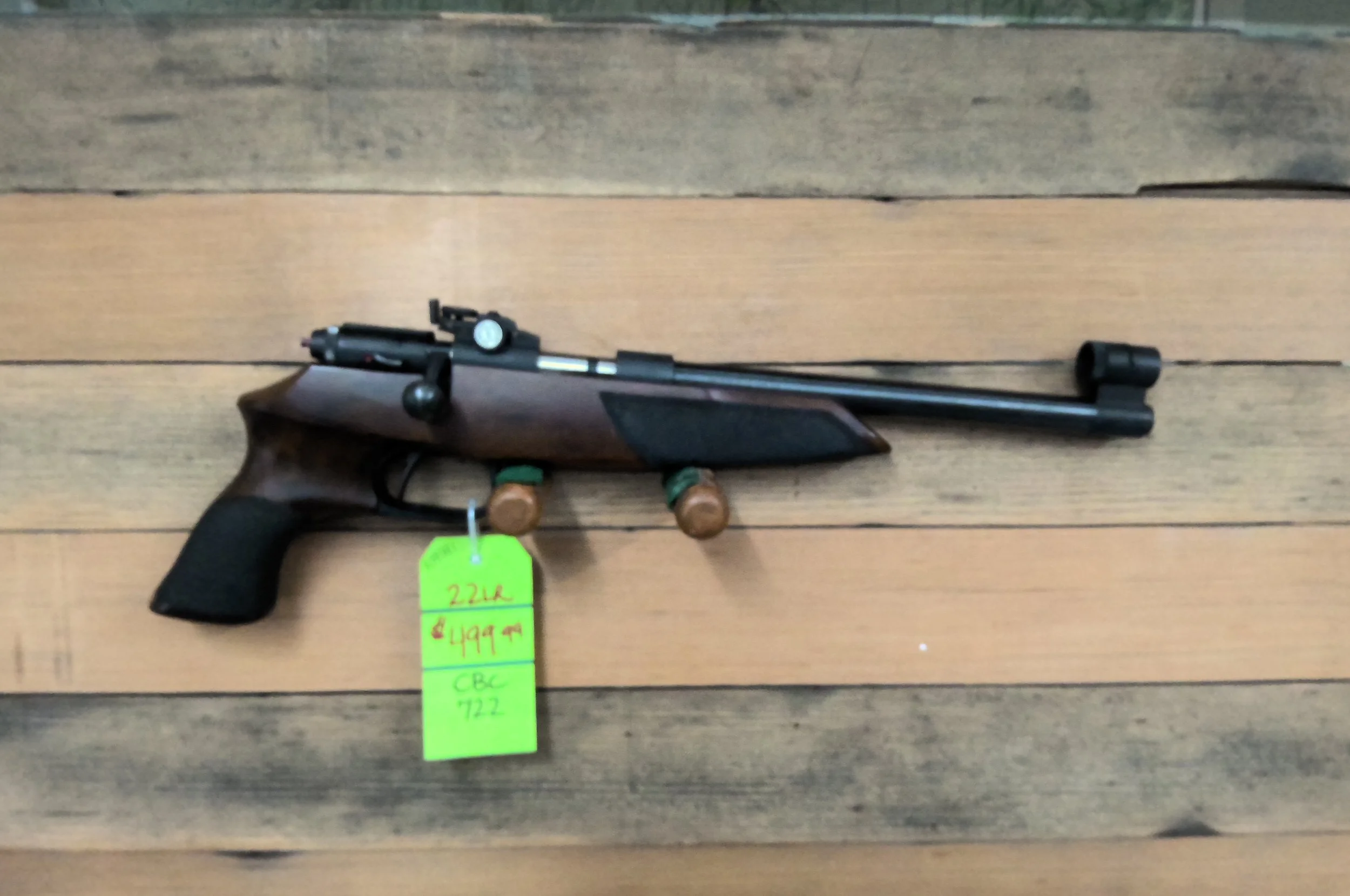 CBC model 722 BOLT ACTION HANDGUN 22 LR