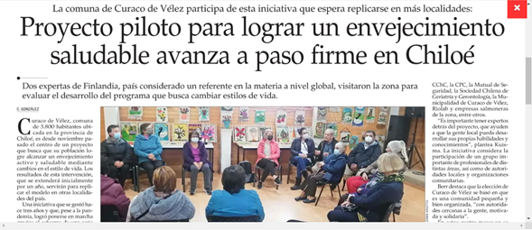 Proyecto Curaco avanza a Paso Firme - El Mercurio
