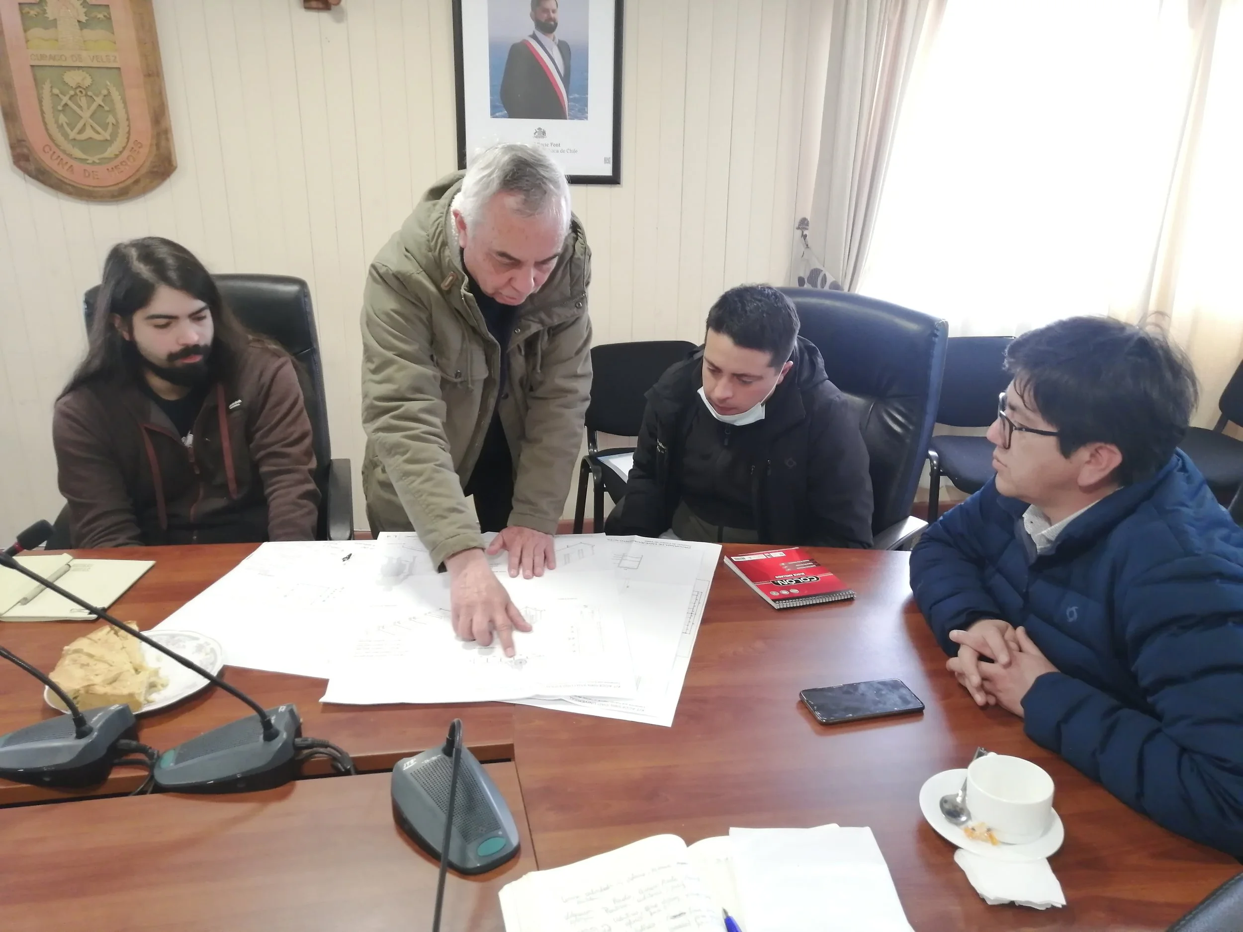 Felipe Saéz (Arquitecto Eje Hábitat) presentó proyecto de Intervención Modular para Viviendas de Adulto Mayor de Curaco