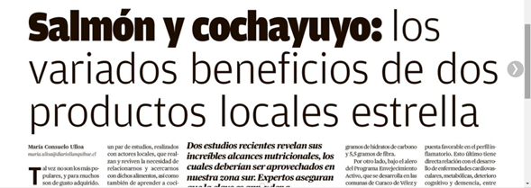 El Llanquihue publica nota respecto a la intervención de EAS en Quinchao y sus efectos esperados en políticas públicas