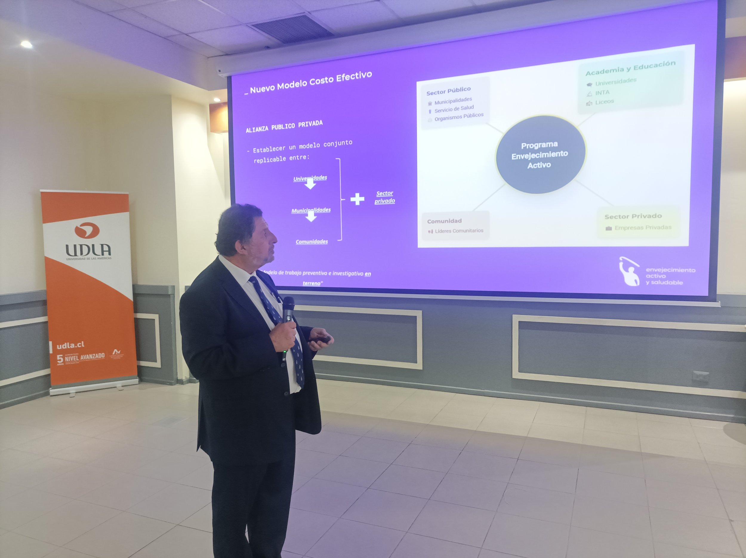 Dr Rafael Jara participó en Seminario Interdisciplinar sobre el Envejecimiento Activo