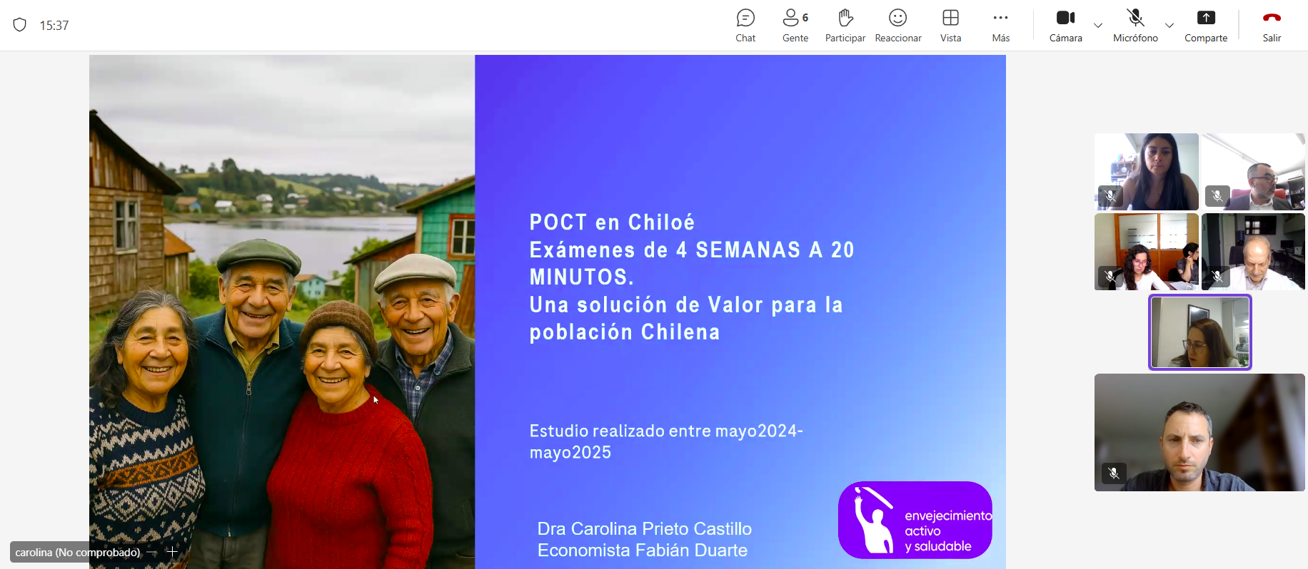 Programa EAS presentó resultados del estudio Point of Care a Servicio de Salud de Chiloé