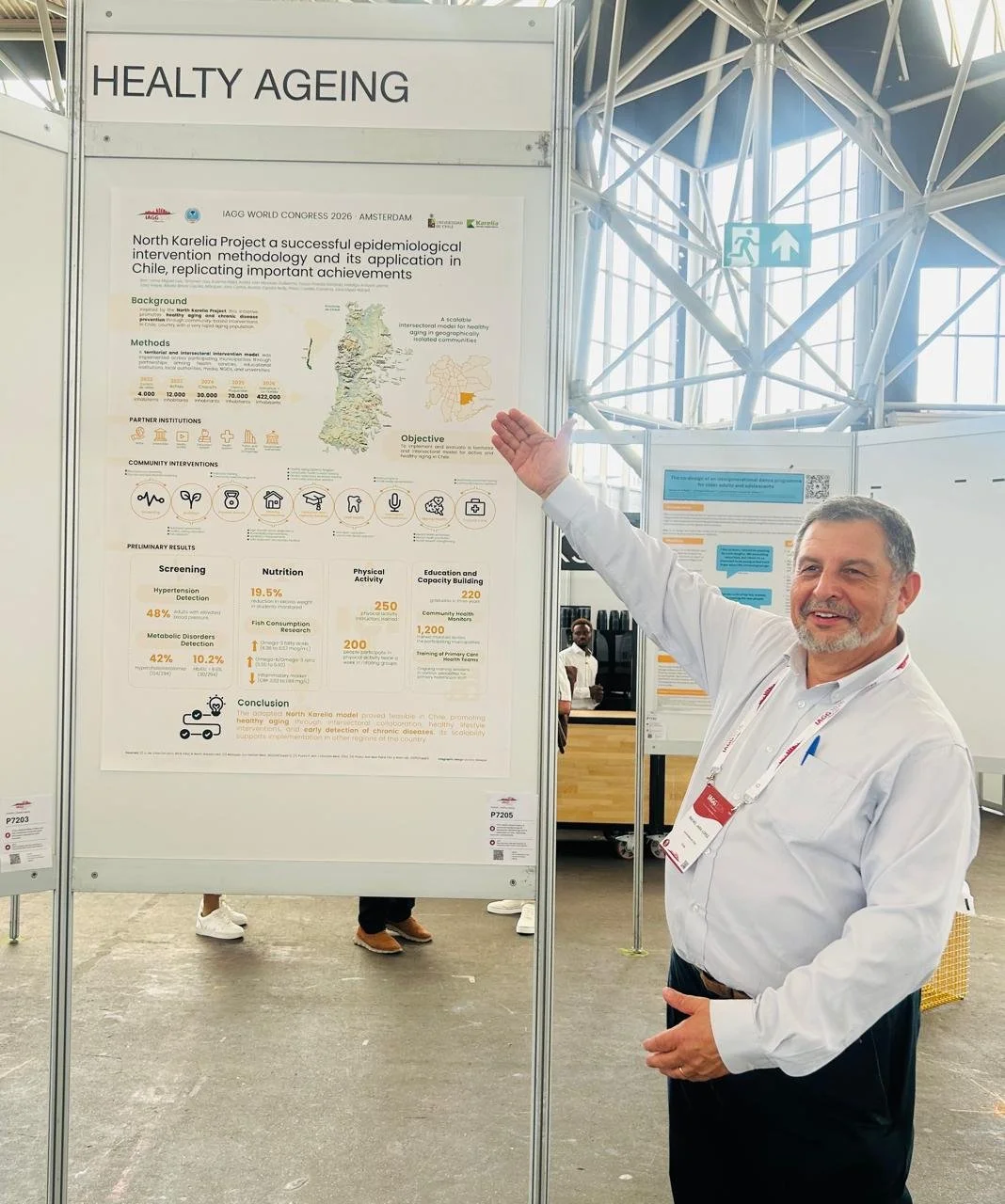 Programa Envejecimiento Activo y Saludable de la Universidad de Chile fue presentado en el Congreso Mundial de Geriatría y Gerontología 2026