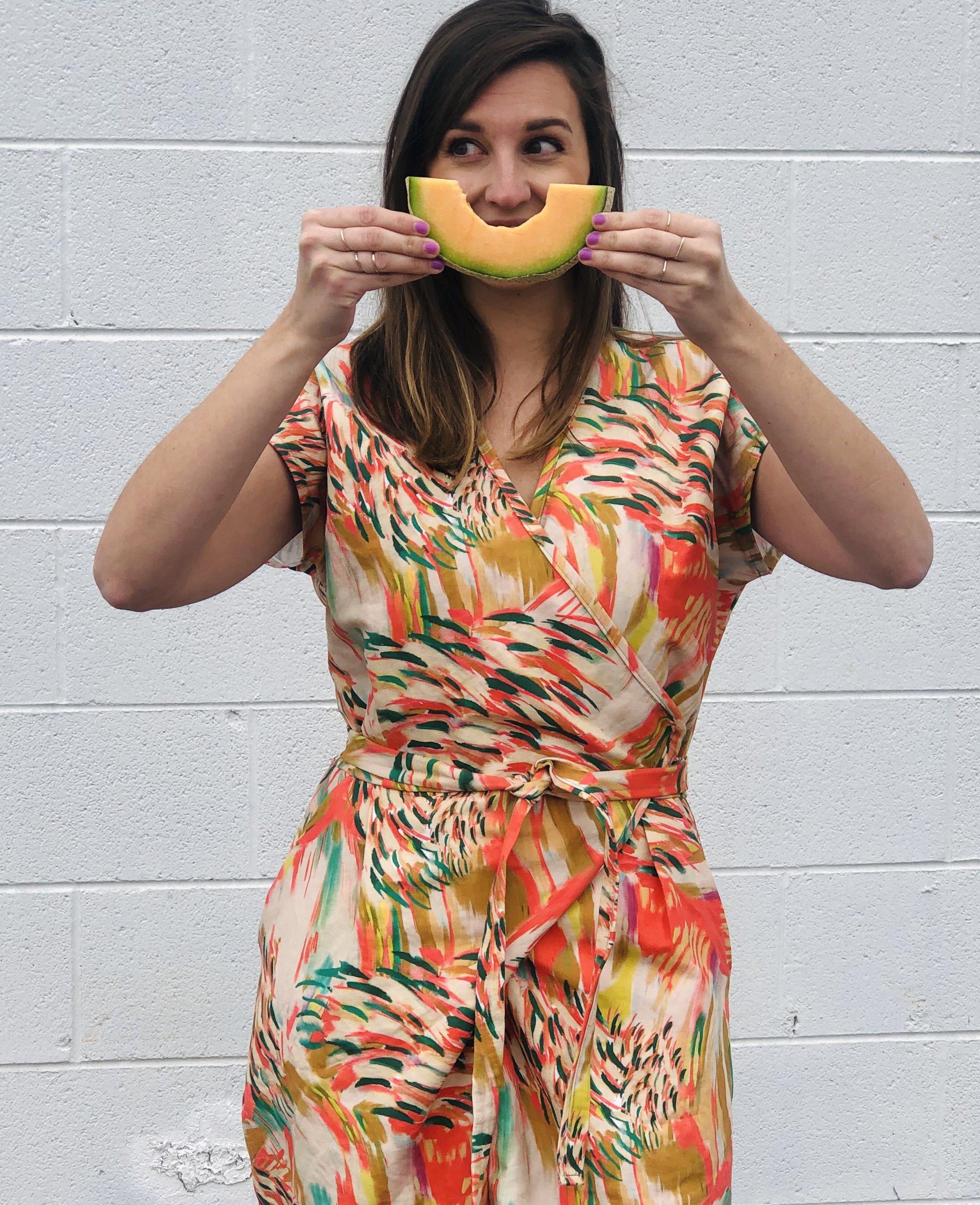 Pattern: Zadie Jumpsuit
Fabric: Feathers in Paradise by Katie Kortman on Linen Cotton Canvas