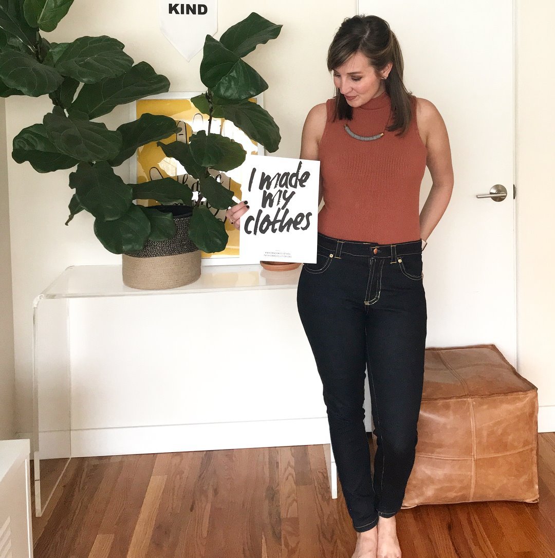 Sewing Pattern Top: Nikko Top from Truebias
Sewing Pattern Jeans: Ginger Jeans from Closet Core Patterns