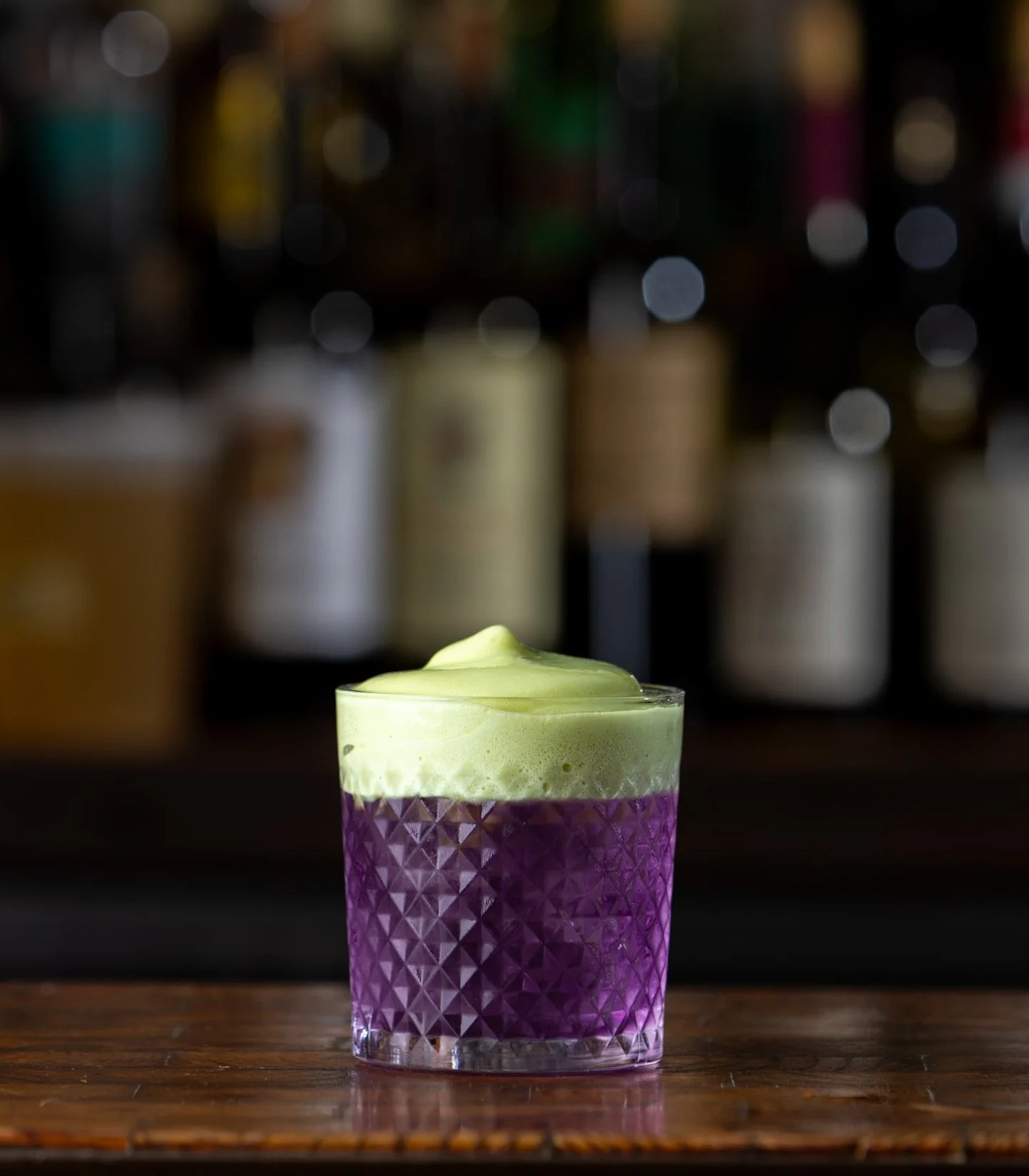 perfect drink for the spooky day 👻

come by tonight and try the Hulk Smash &mdash; vodka, mango, cardamom, ube, toasted rice, and a white port&ndash;matcha foam. 💚